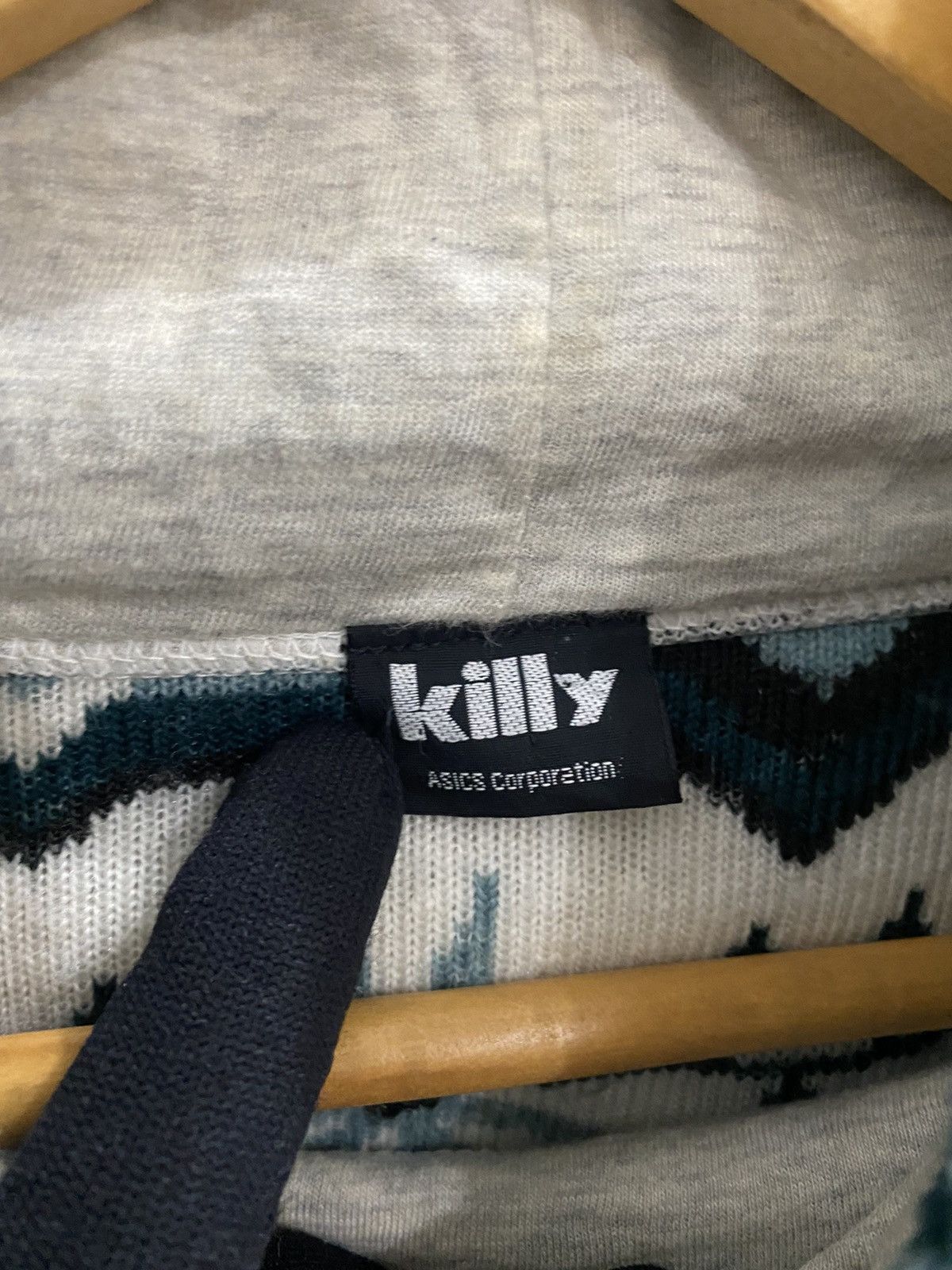 Asics × Japanese Brand × Vintage Vintage Killy by Asics Fleece Turtleneck Sweater Size US L / EU 52-54 / 3 - 7 Thumbnail