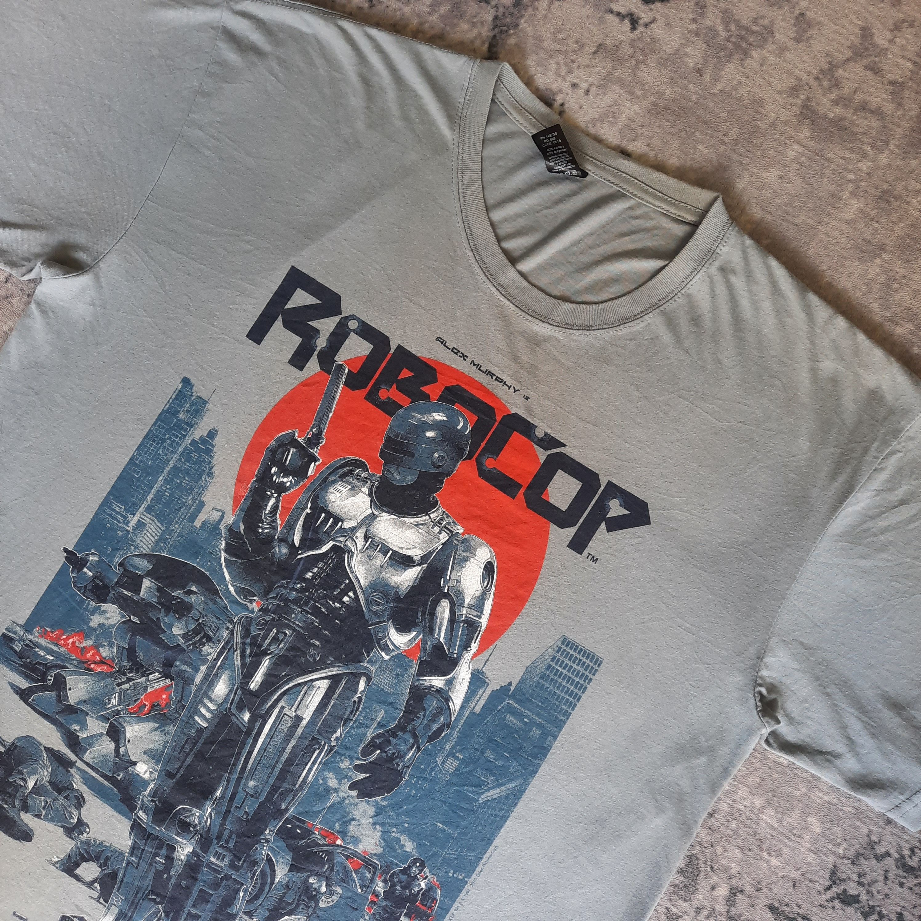 Anime 🔥Robocops action movie over print tshirt Size US L / EU 52-54 / 3 - 2 Thumbnail