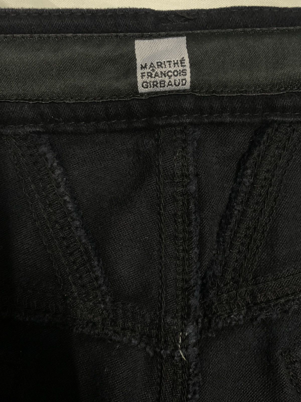 Marithe + Francois Girbaud Vintage Marithe Francois Girbaud Black Velvet Pants Size 27" / US 4 / IT 40 - 14 Thumbnail