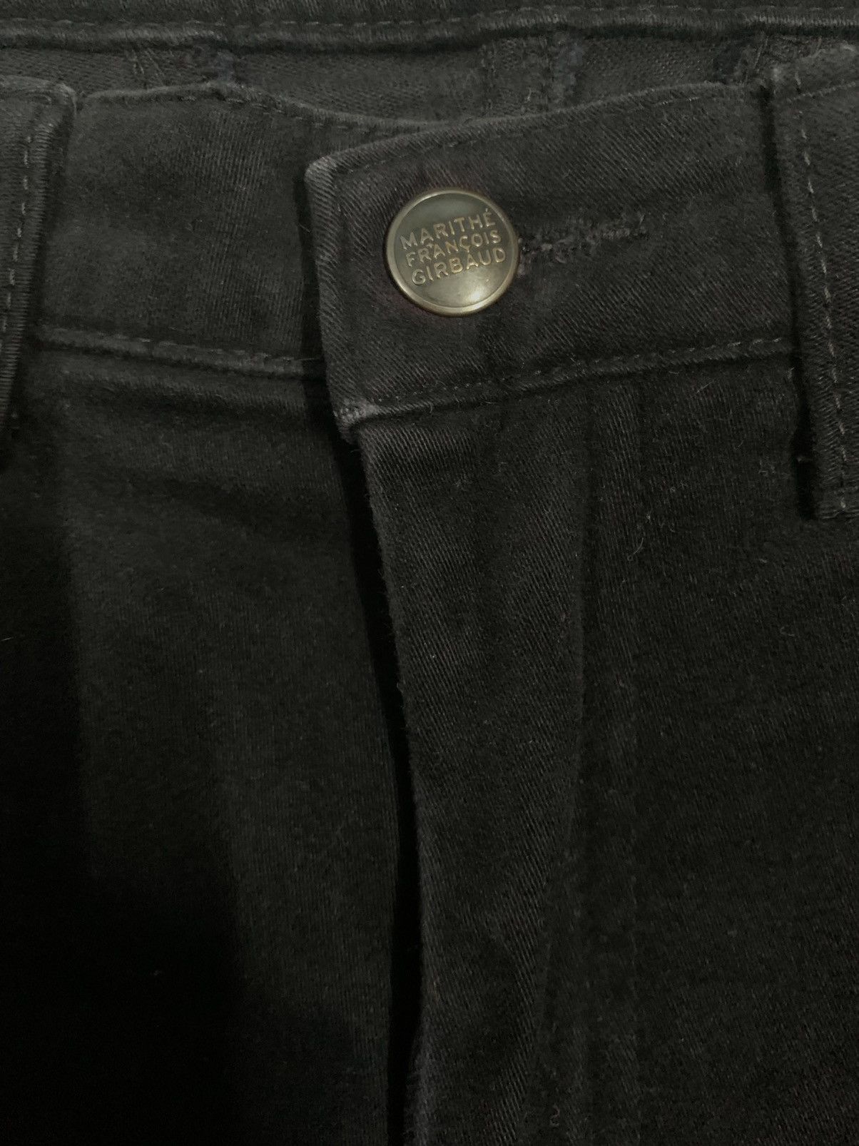 Marithe + Francois Girbaud Vintage Marithe Francois Girbaud Black Velvet Pants Size 27" / US 4 / IT 40 - 5 Thumbnail