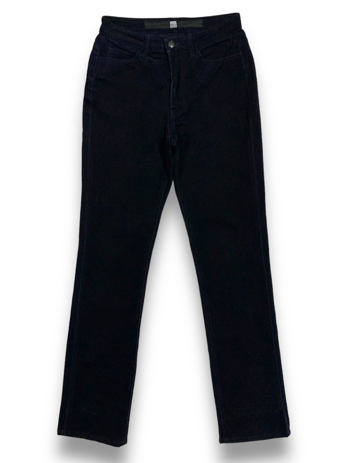 Marithe + Francois Girbaud Vintage Marithe Francois Girbaud Black Velvet Pants Size 27" / US 4 / IT 40 - 1 Thumbnail