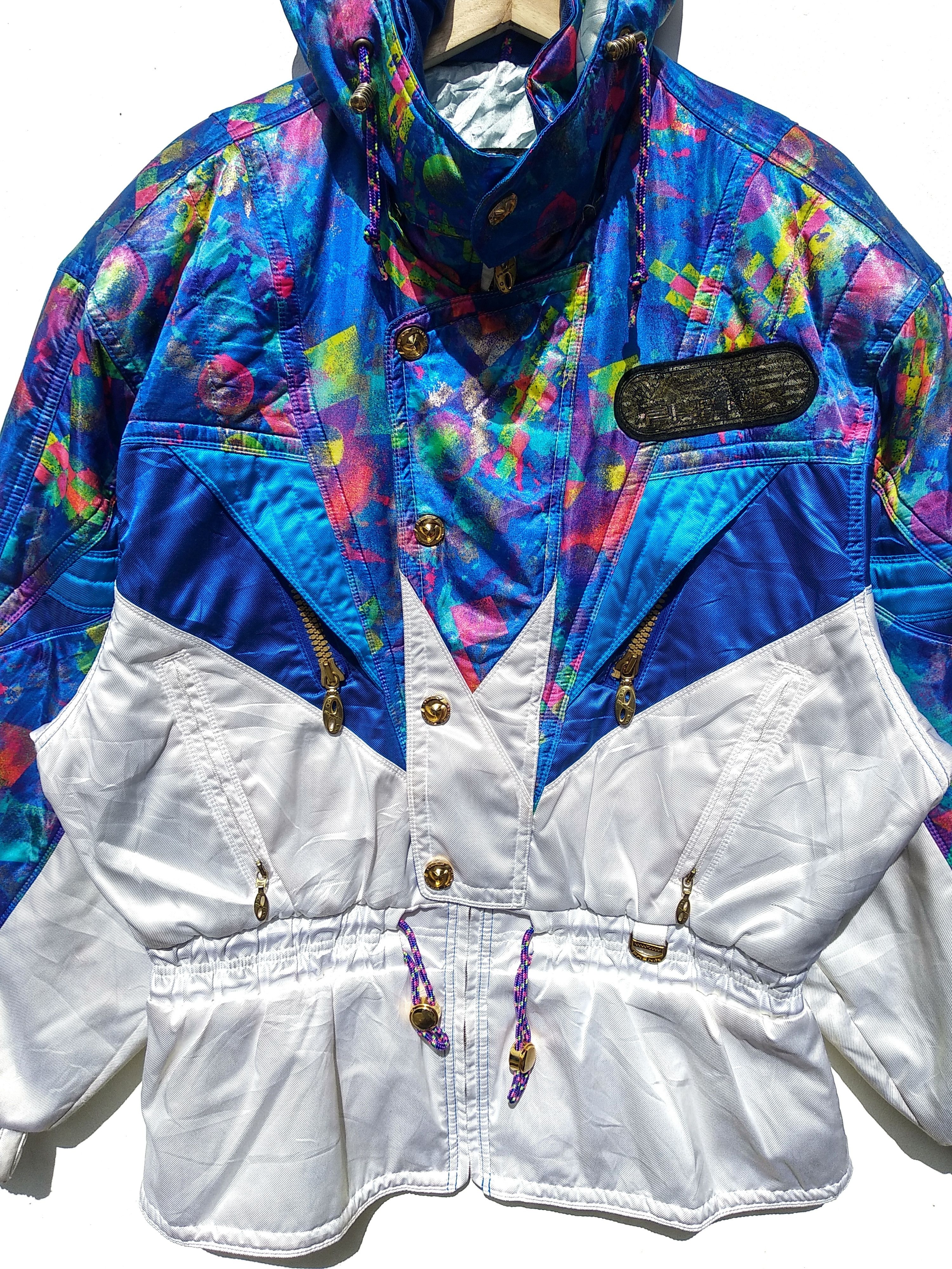 Phenix Vintage Phenix Multicolour Ski Jacket/Size L/Good Condition Size L / US 10 / IT 46 - 3 Thumbnail