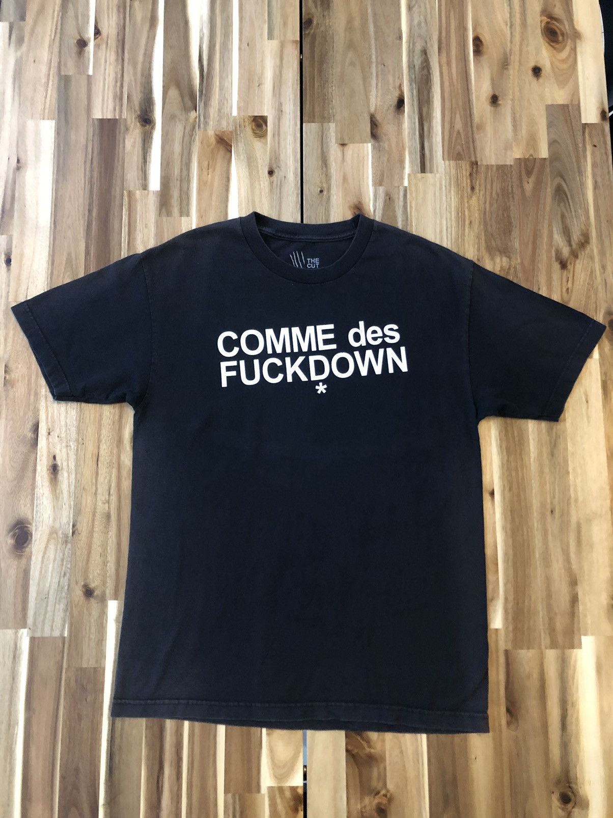 image of Comme Des Fuck Down Comme Des Fuckdown Shirts in Black, Men's (Size Large)