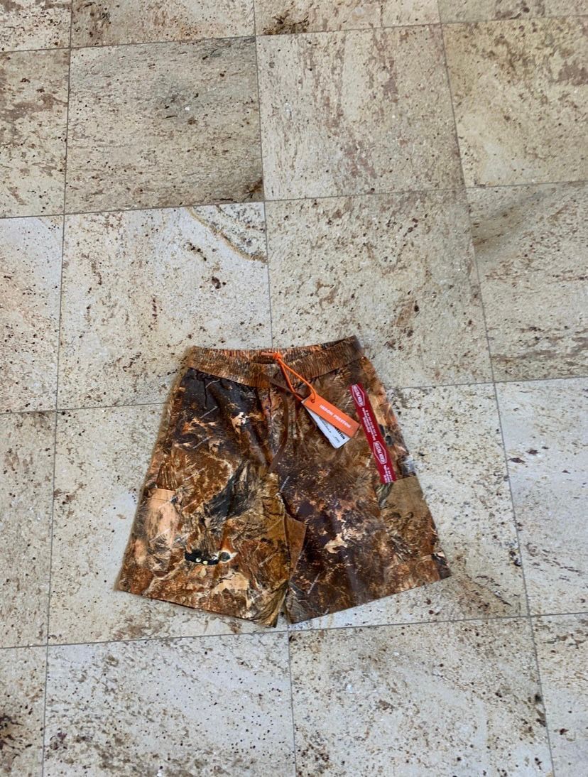 Heron Preston Leaf Camo Shorts Size US 30 / EU 46 - 4 Thumbnail