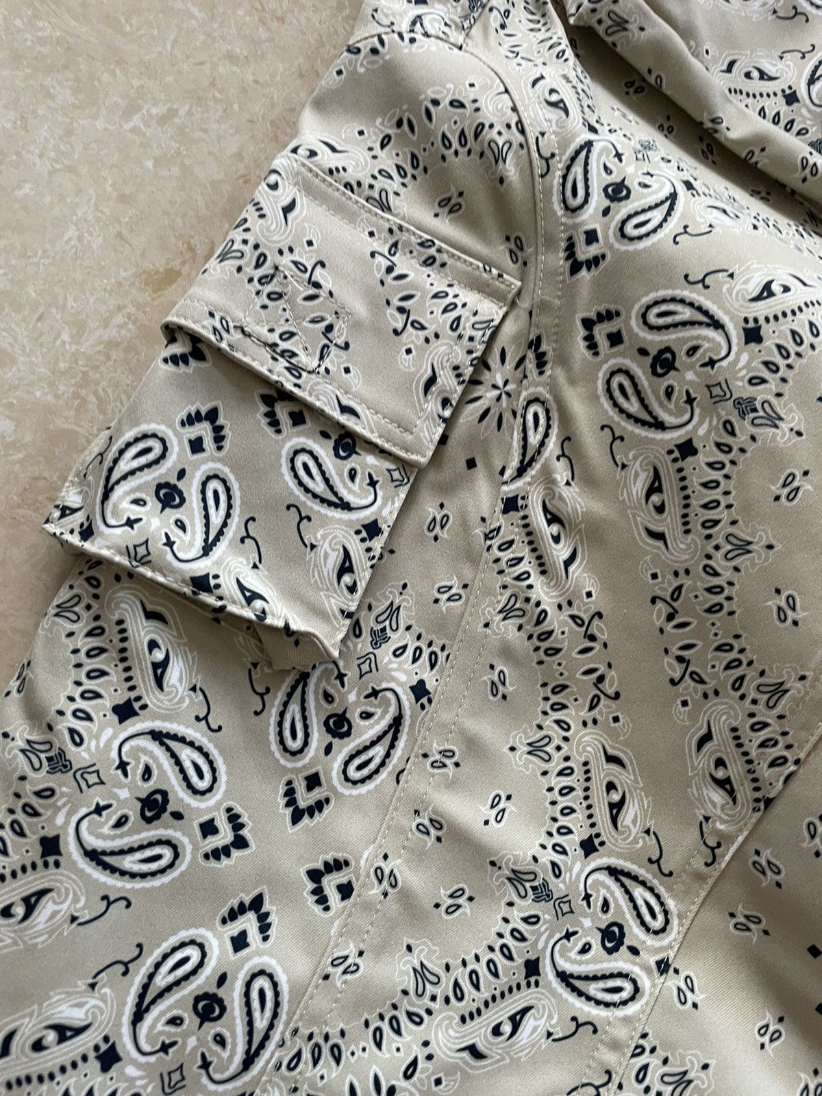 Japanese Brand MAVEN paisley cargo pants Size US 34 / EU 50 - 5 Thumbnail