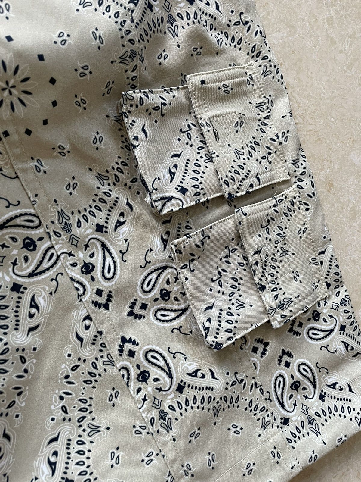 Japanese Brand MAVEN paisley cargo pants Size US 34 / EU 50 - 3 Thumbnail