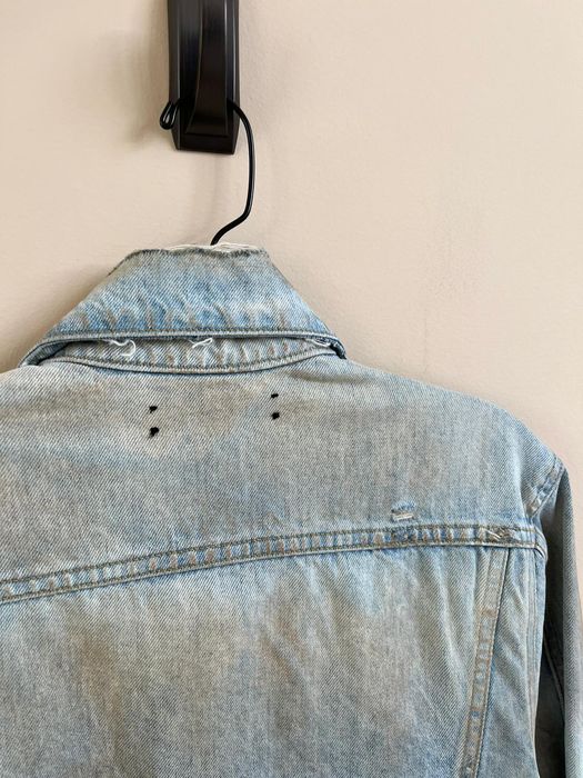 Amiri Jimi Hendrix Trucker Jacket in Bone Indigo | Grailed