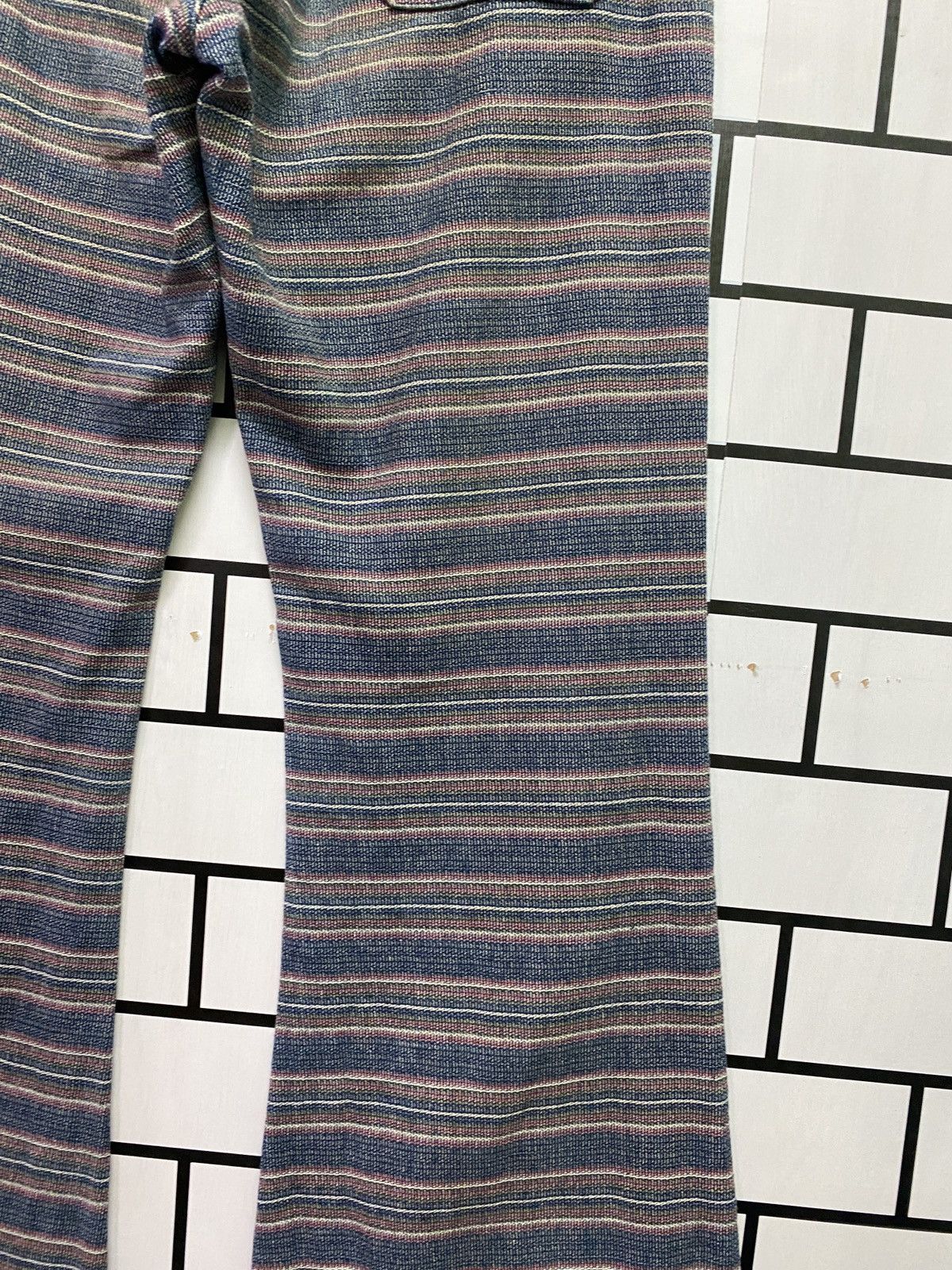 Vintage Vintage BISON GENUINE WASTERN Stripe Flared Bell Bottom Pant Size US 30 / EU 46 - 15 Thumbnail