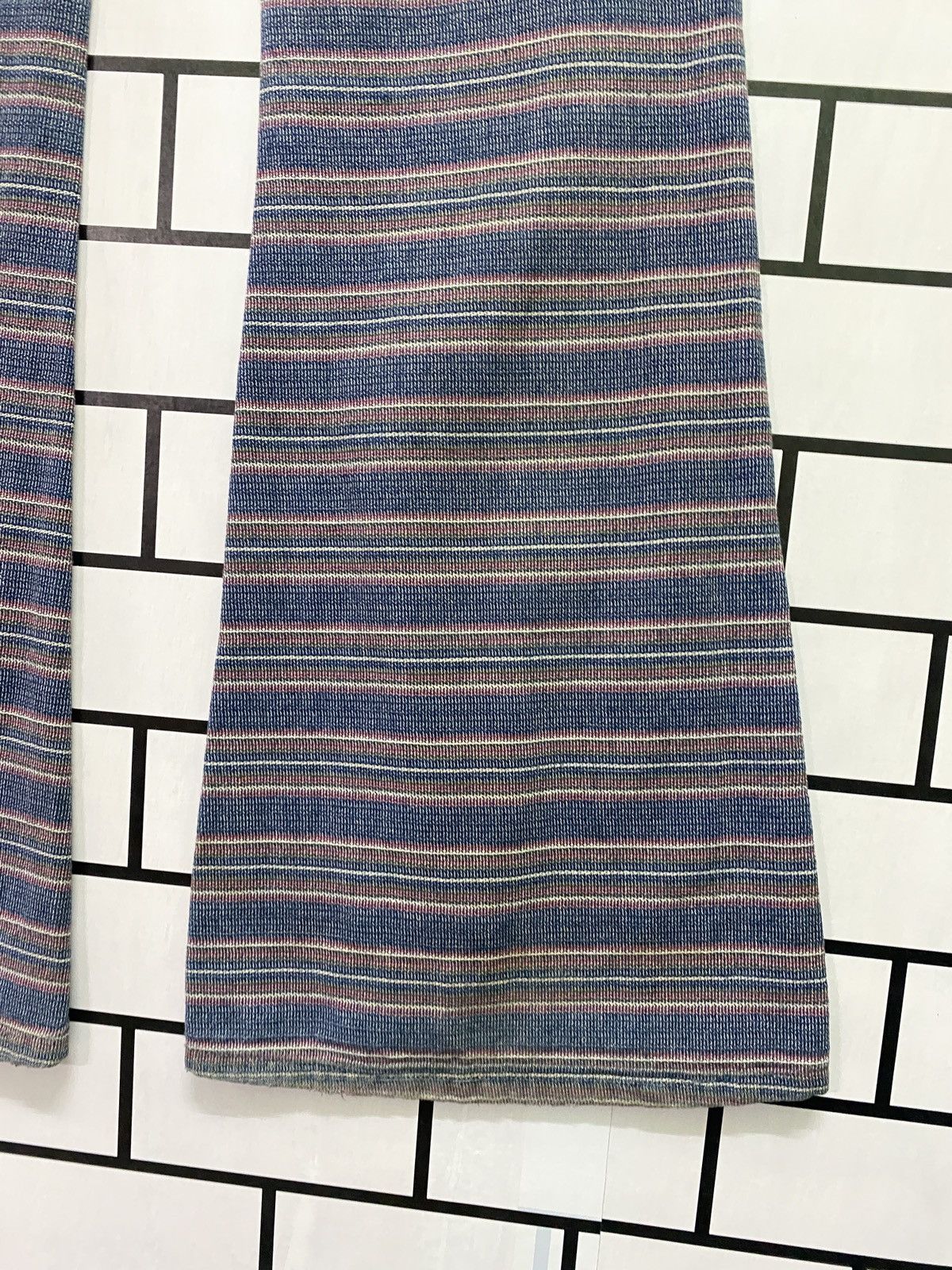 Vintage Vintage BISON GENUINE WASTERN Stripe Flared Bell Bottom Pant Size US 30 / EU 46 - 16 Thumbnail