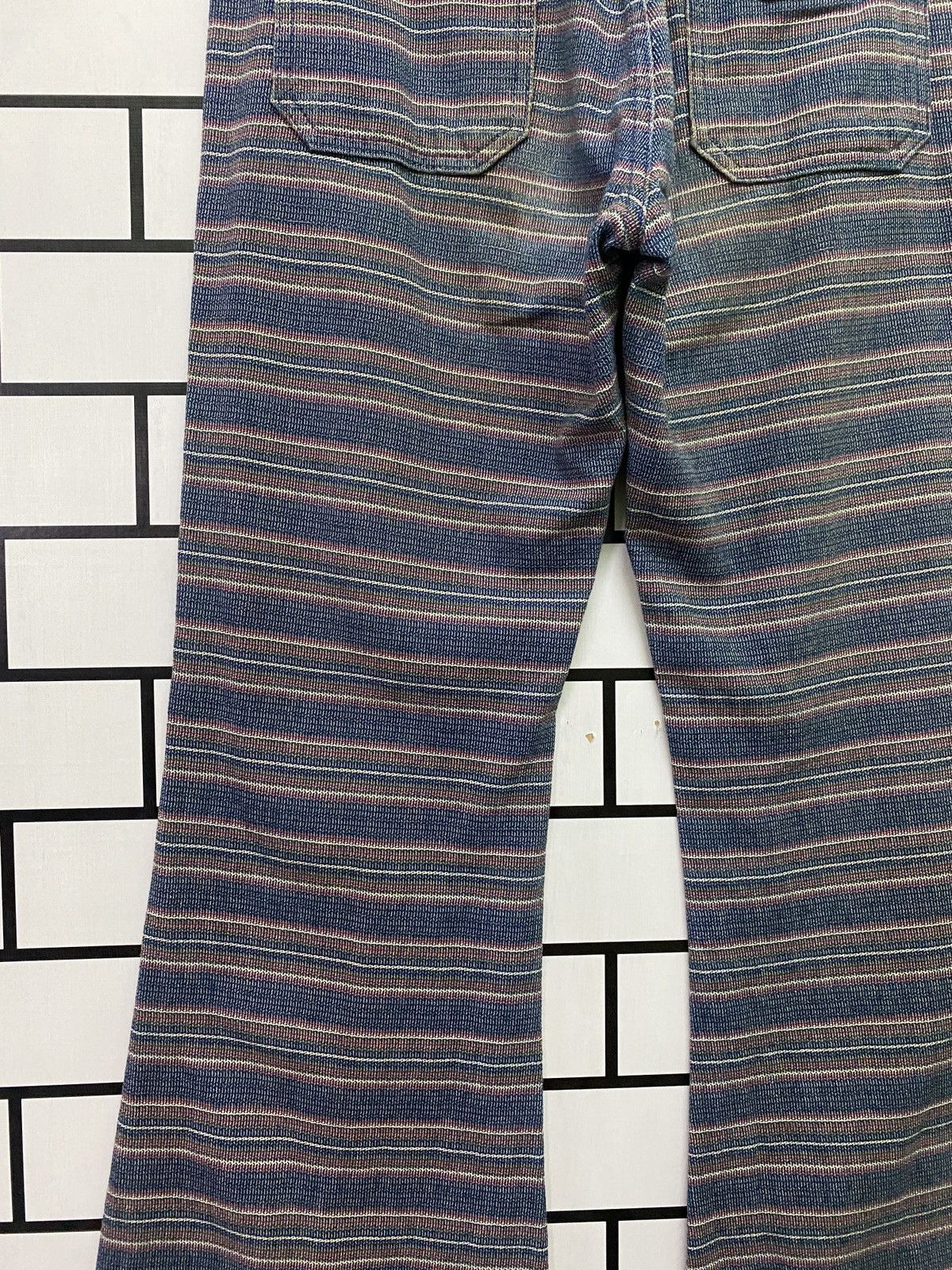 Vintage Vintage BISON GENUINE WASTERN Stripe Flared Bell Bottom Pant Size US 30 / EU 46 - 14 Thumbnail