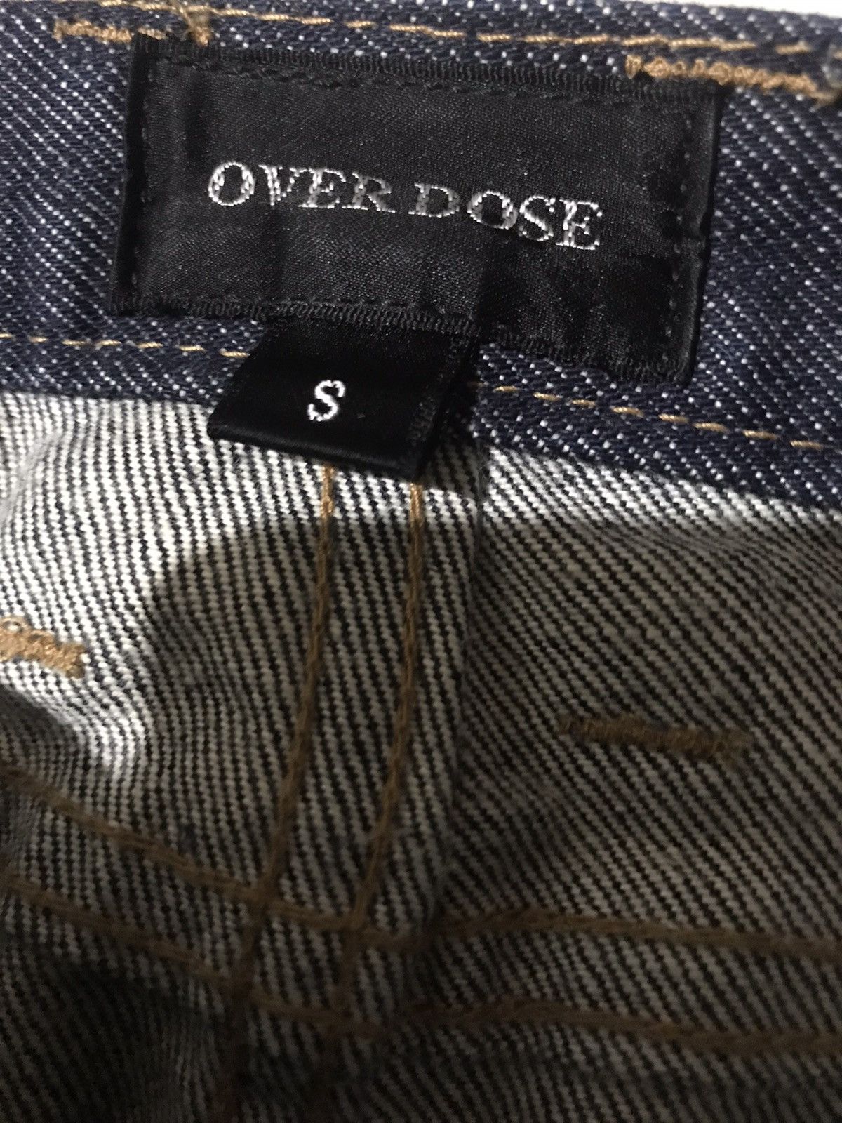 If Six Was Nine Vintage Japanese designer Over Dose Japan Denim Size US 29 - 11 Thumbnail
