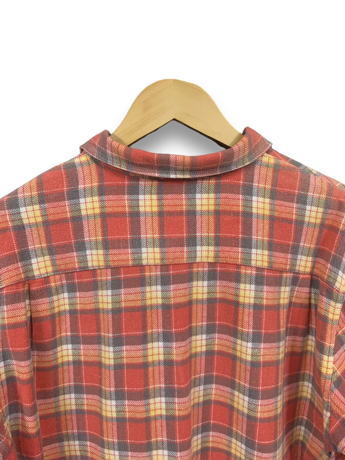 Global Work Japanese Brand Checkered Flannel Shirt Travis Scott Style Size US M / EU 48-50 / 2 - 16 Thumbnail