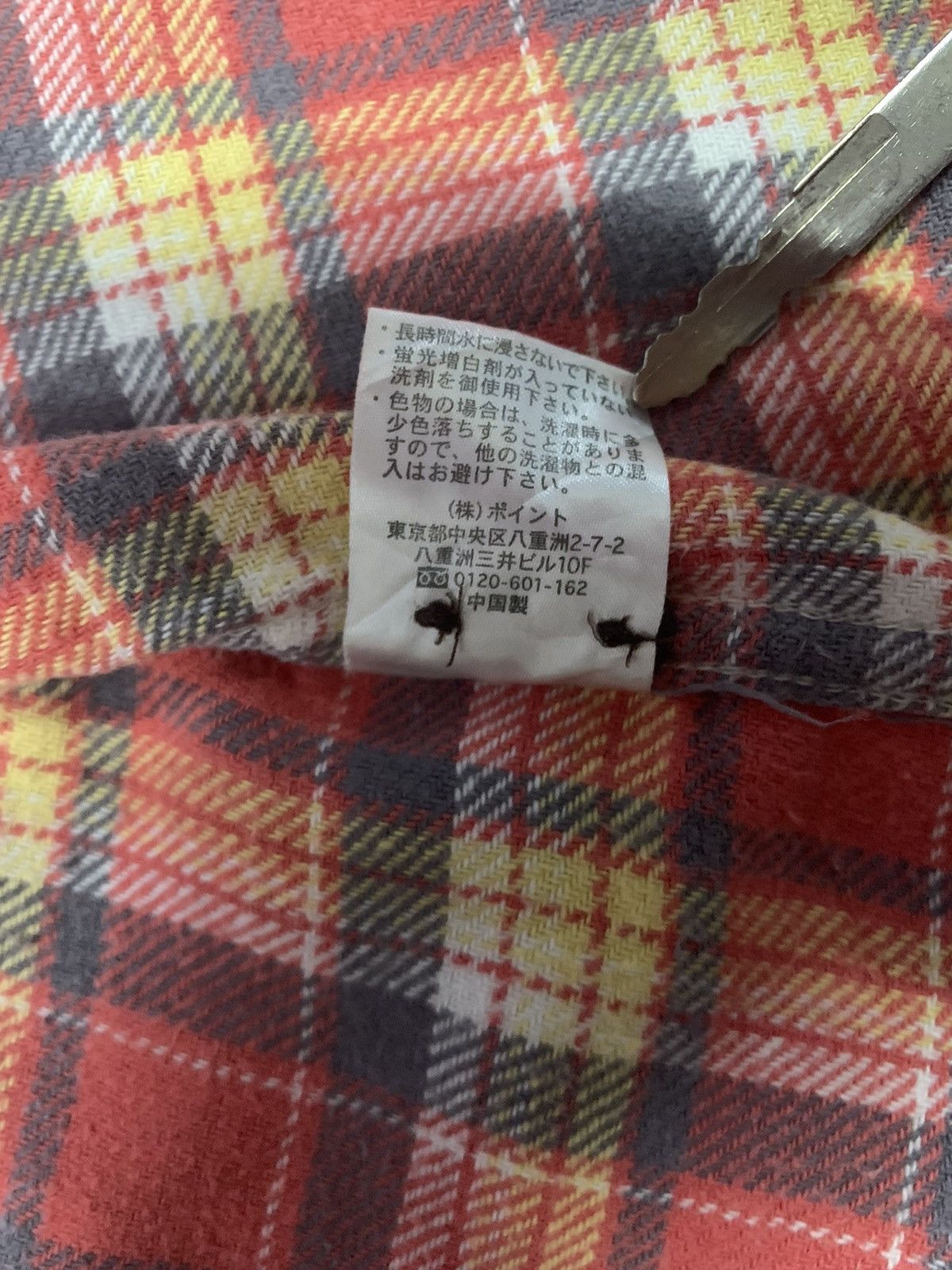 Global Work Japanese Brand Checkered Flannel Shirt Travis Scott Style Size US M / EU 48-50 / 2 - 20 Thumbnail