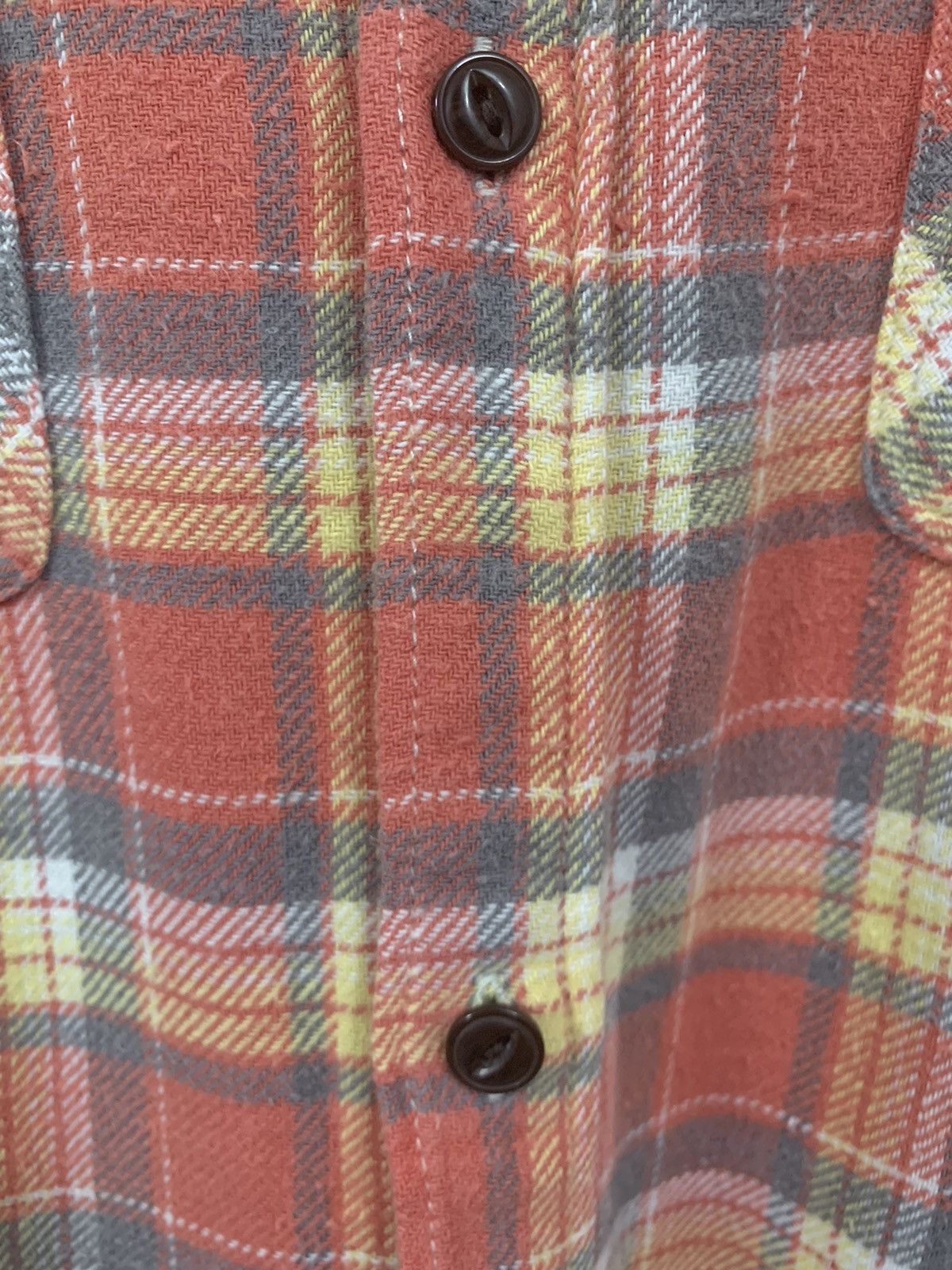 Global Work Japanese Brand Checkered Flannel Shirt Travis Scott Style Size US M / EU 48-50 / 2 - 10 Thumbnail