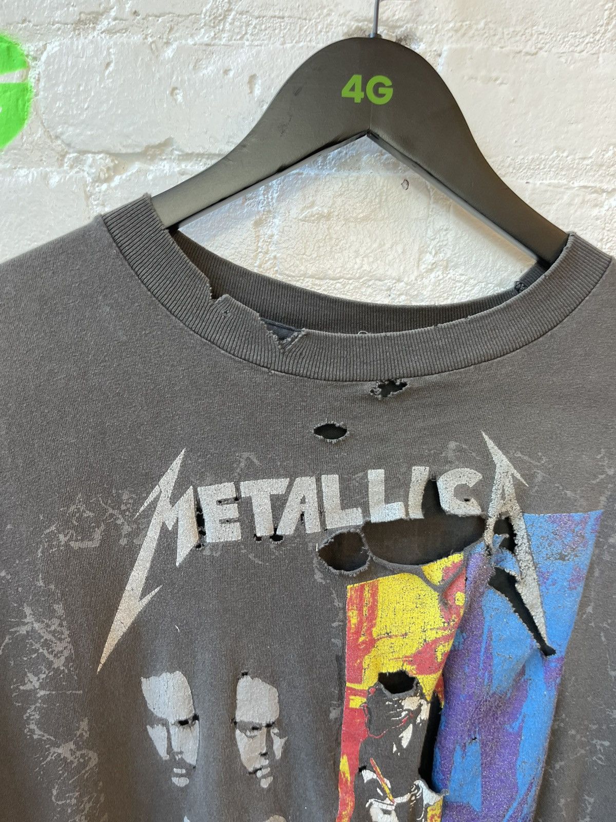 Vintage 1992 Metallica Guns N Roses THRASHED Band Shirt