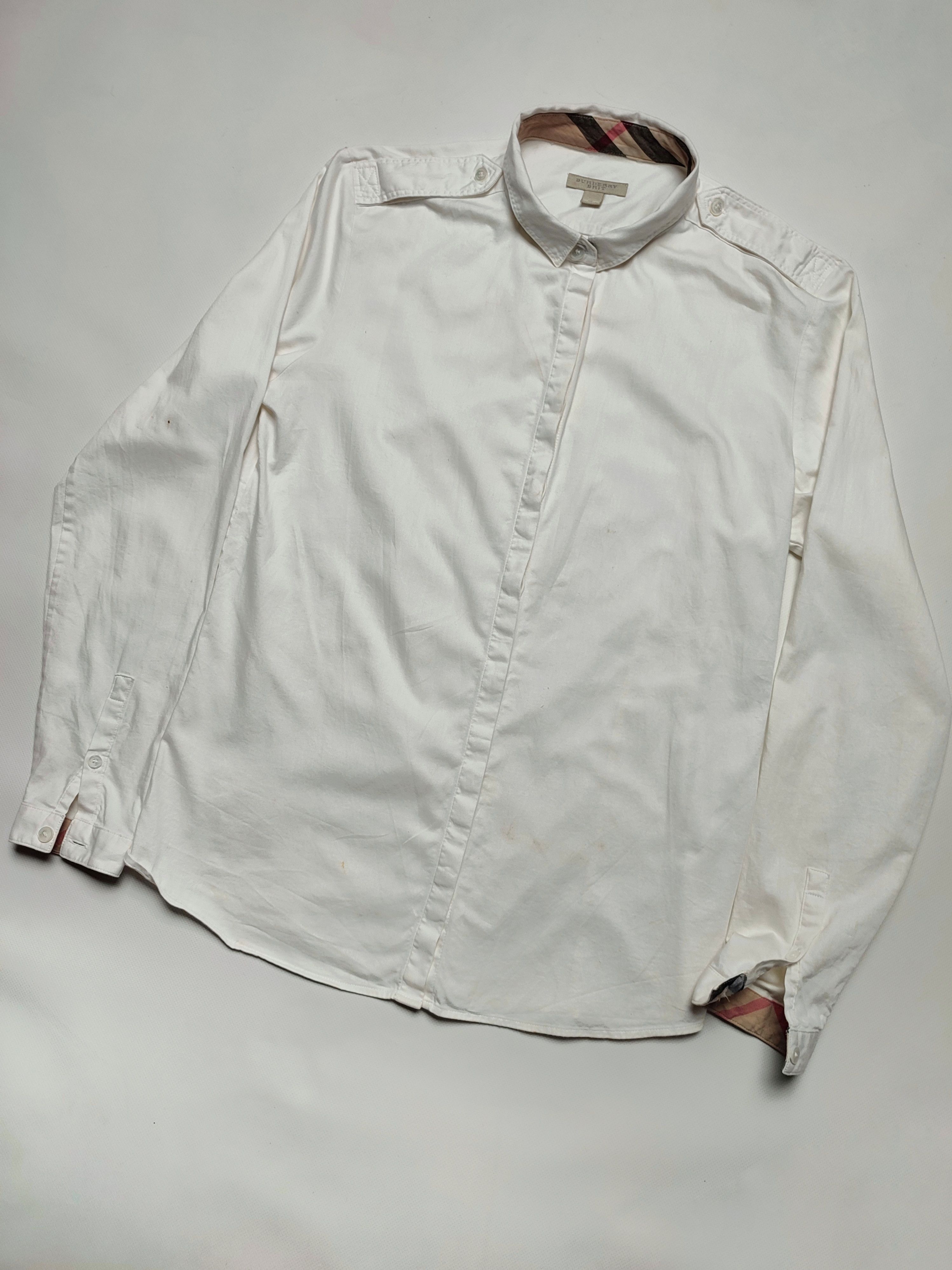 Burberry Burberry Brit Nova Check White shirt Size US S / EU 44-46 / 1 - 1 Thumbnail