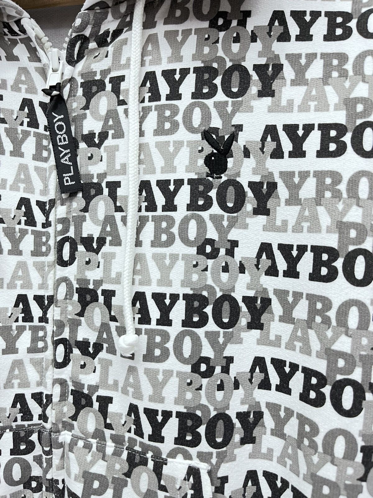 Playboy DOPE! 90's PLAYBOY All Over Print Monogram Hoodie Jacket Size US S / EU 44-46 / 1 - 5 Thumbnail