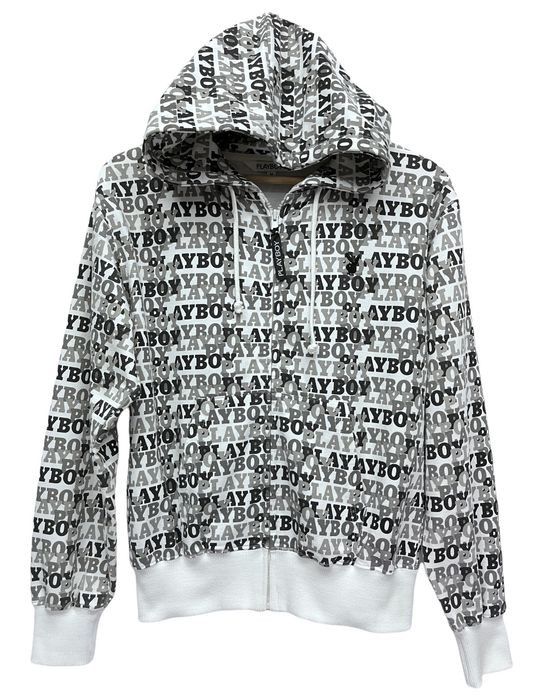 Playboy all over hot sale print hoodie