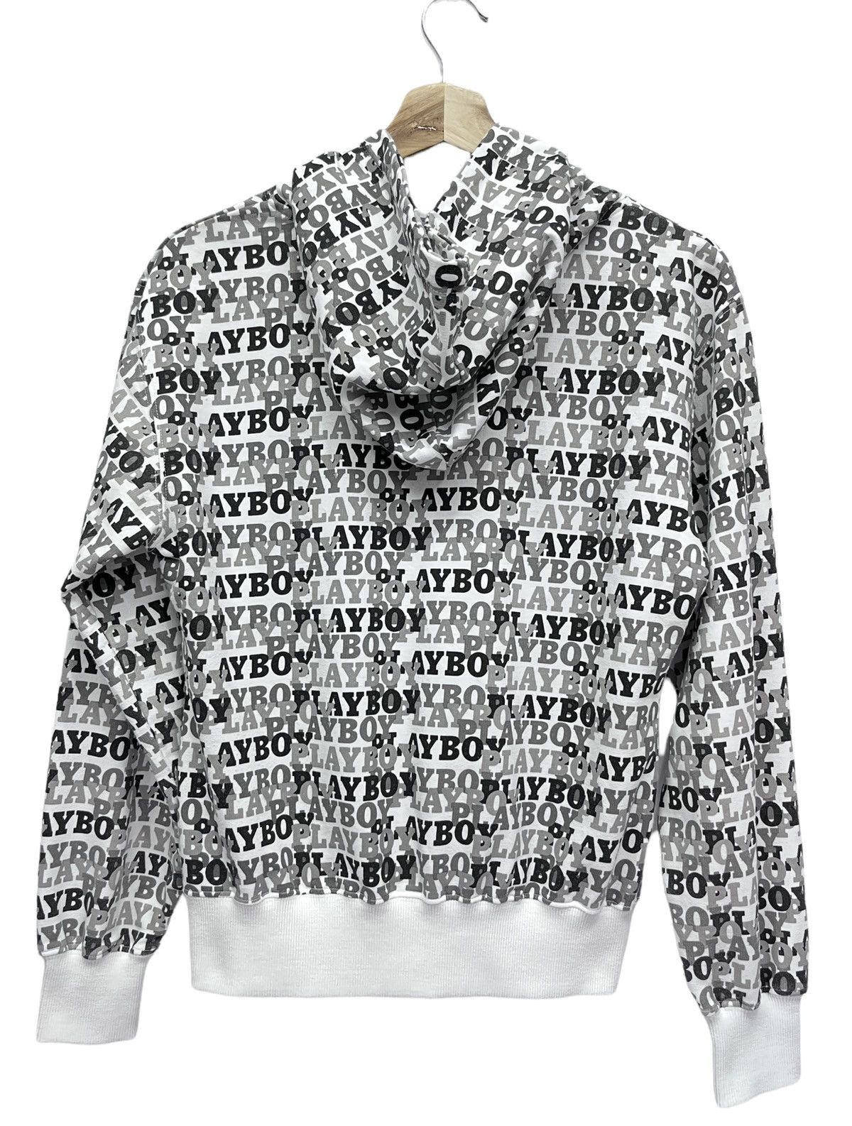 Playboy DOPE! 90's PLAYBOY All Over Print Monogram Hoodie Jacket Size US S / EU 44-46 / 1 - 4 Thumbnail