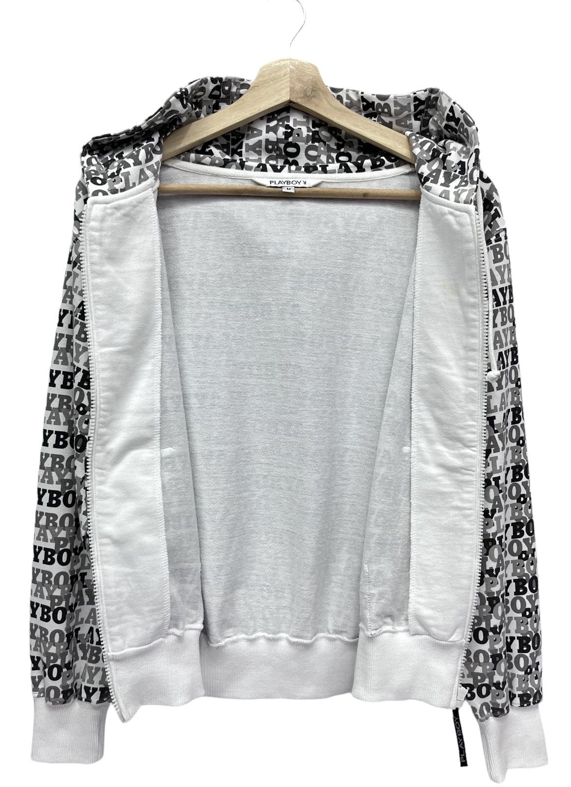 Playboy DOPE! 90's PLAYBOY All Over Print Monogram Hoodie Jacket Size US S / EU 44-46 / 1 - 8 Thumbnail