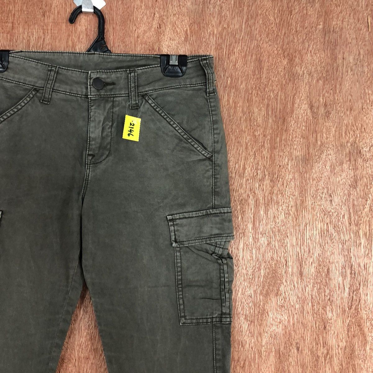 Japanese Brand DLL Uniqlo Grey Multipocket utility Cargo Pants #2146 Size 27" / US 4 / IT 40 - 5 Thumbnail