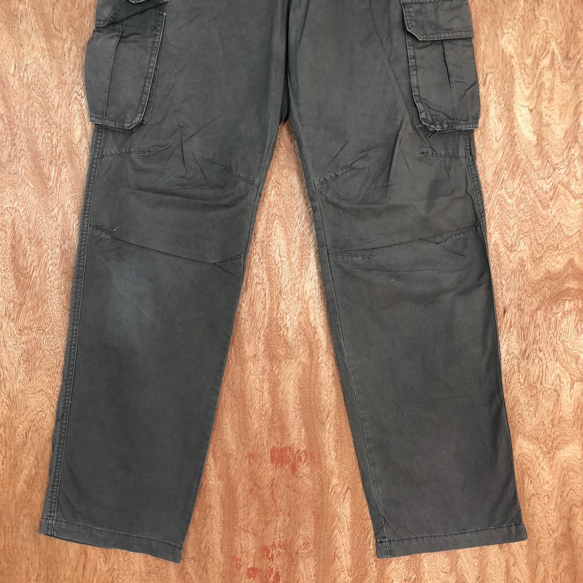 Japanese Brand D Japan Grey Multipocket Tactical Cargo Pants #2152 Size US 31 - 3 Thumbnail