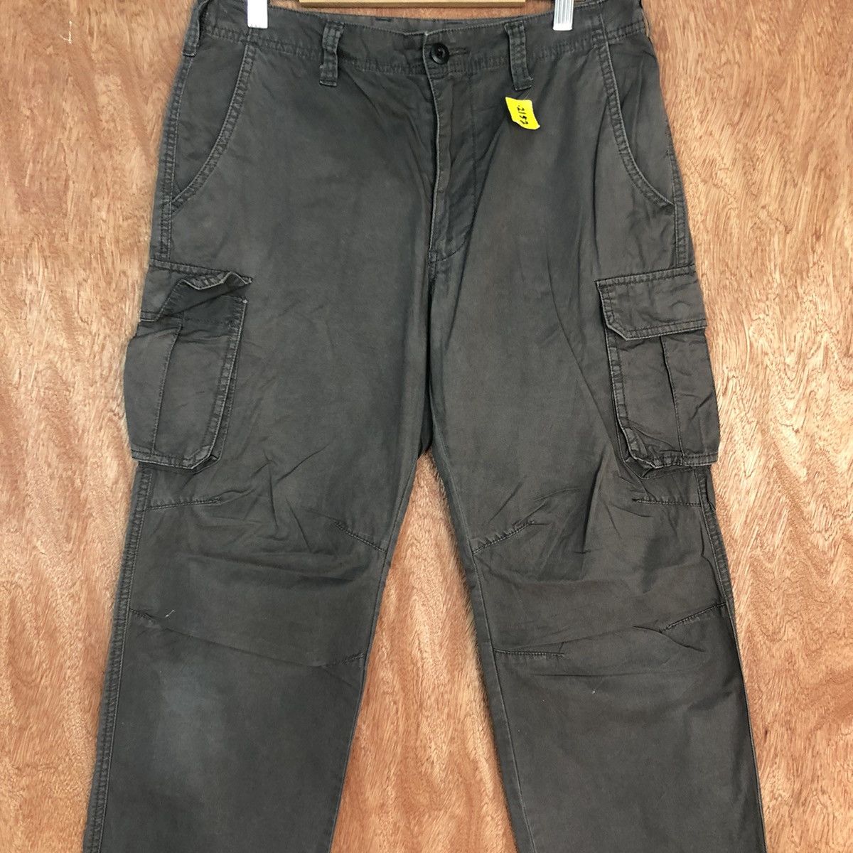 Japanese Brand D Japan Grey Multipocket Tactical Cargo Pants #2152 Size US 31 - 4 Thumbnail