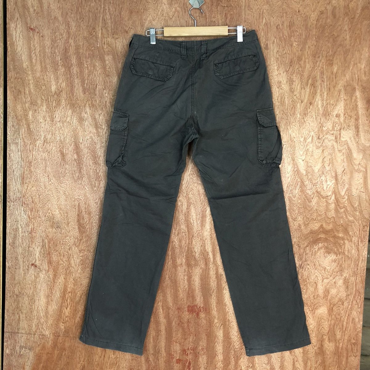 Japanese Brand D Japan Grey Multipocket Tactical Cargo Pants #2152 Size US 31 - 9 Thumbnail