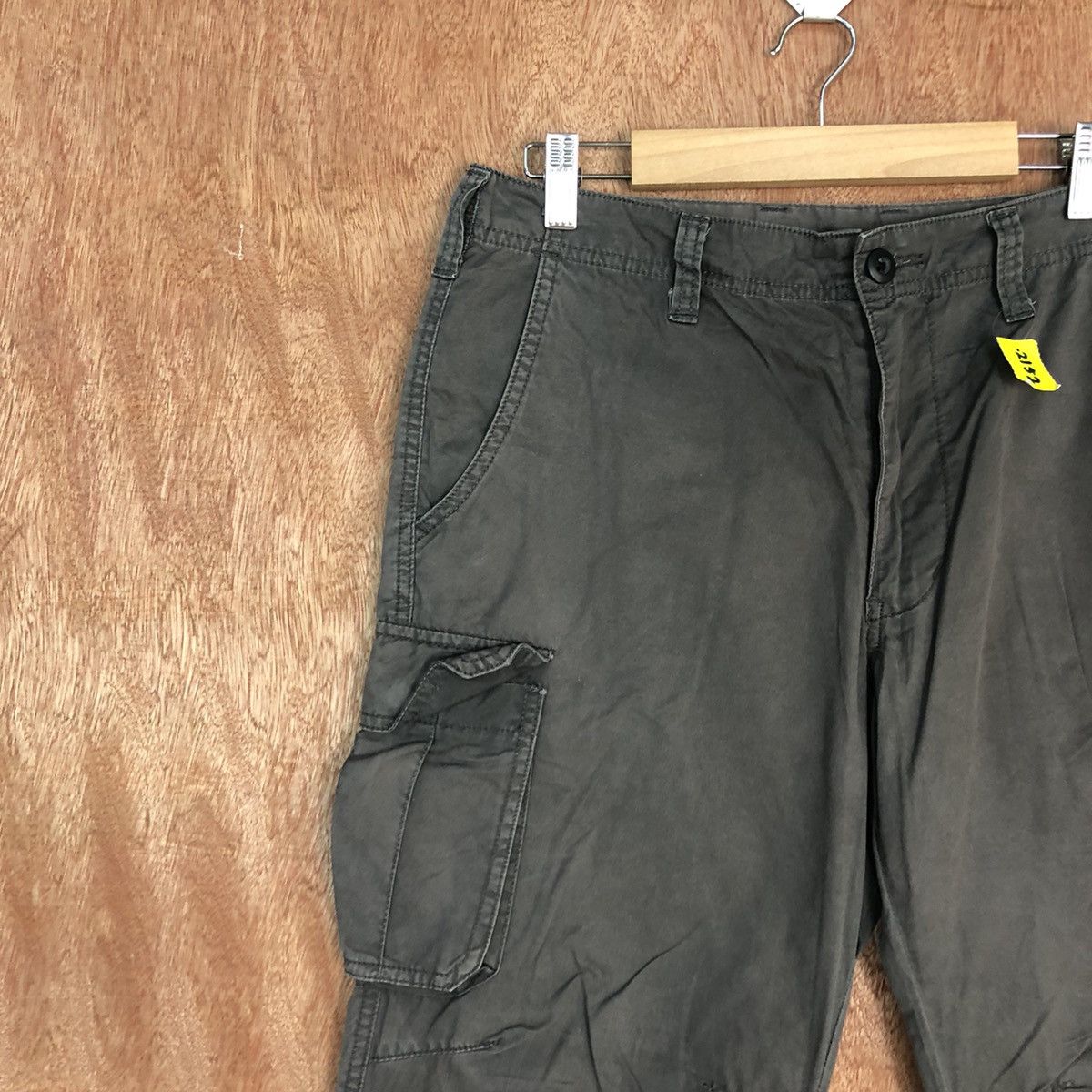 Japanese Brand D Japan Grey Multipocket Tactical Cargo Pants #2152 Size US 31 - 6 Thumbnail