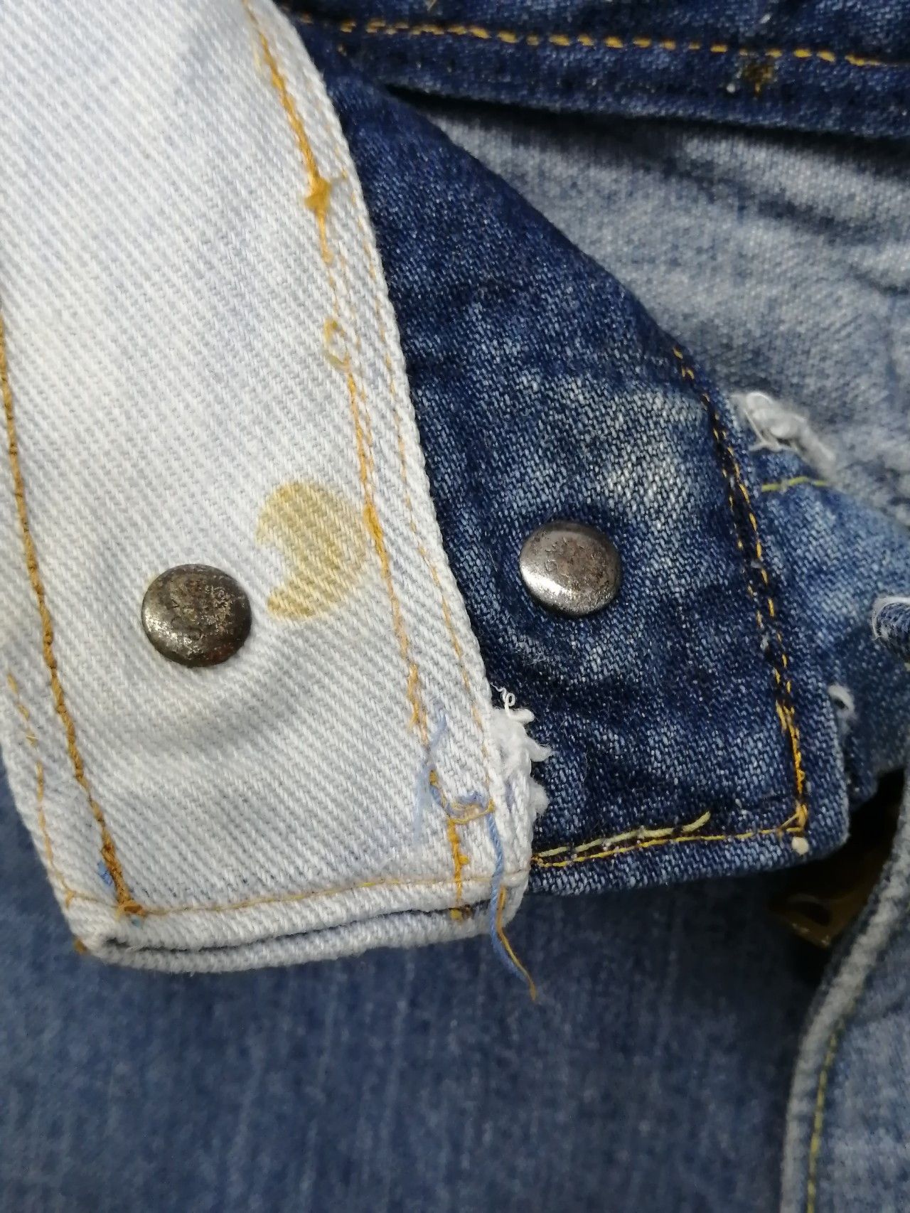 Japanese Brand FIRE! Vtg Custom BOBSON High Waisted Patchwork Denim Size US 27 - 17 Thumbnail