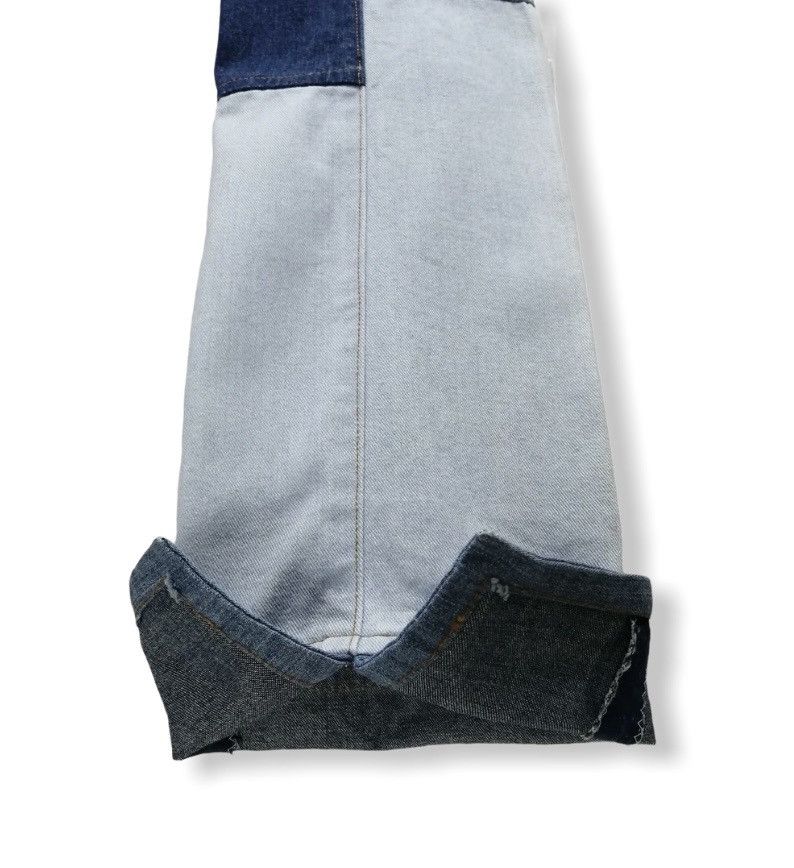 Japanese Brand FIRE! Vtg Custom BOBSON High Waisted Patchwork Denim Size US 27 - 14 Thumbnail