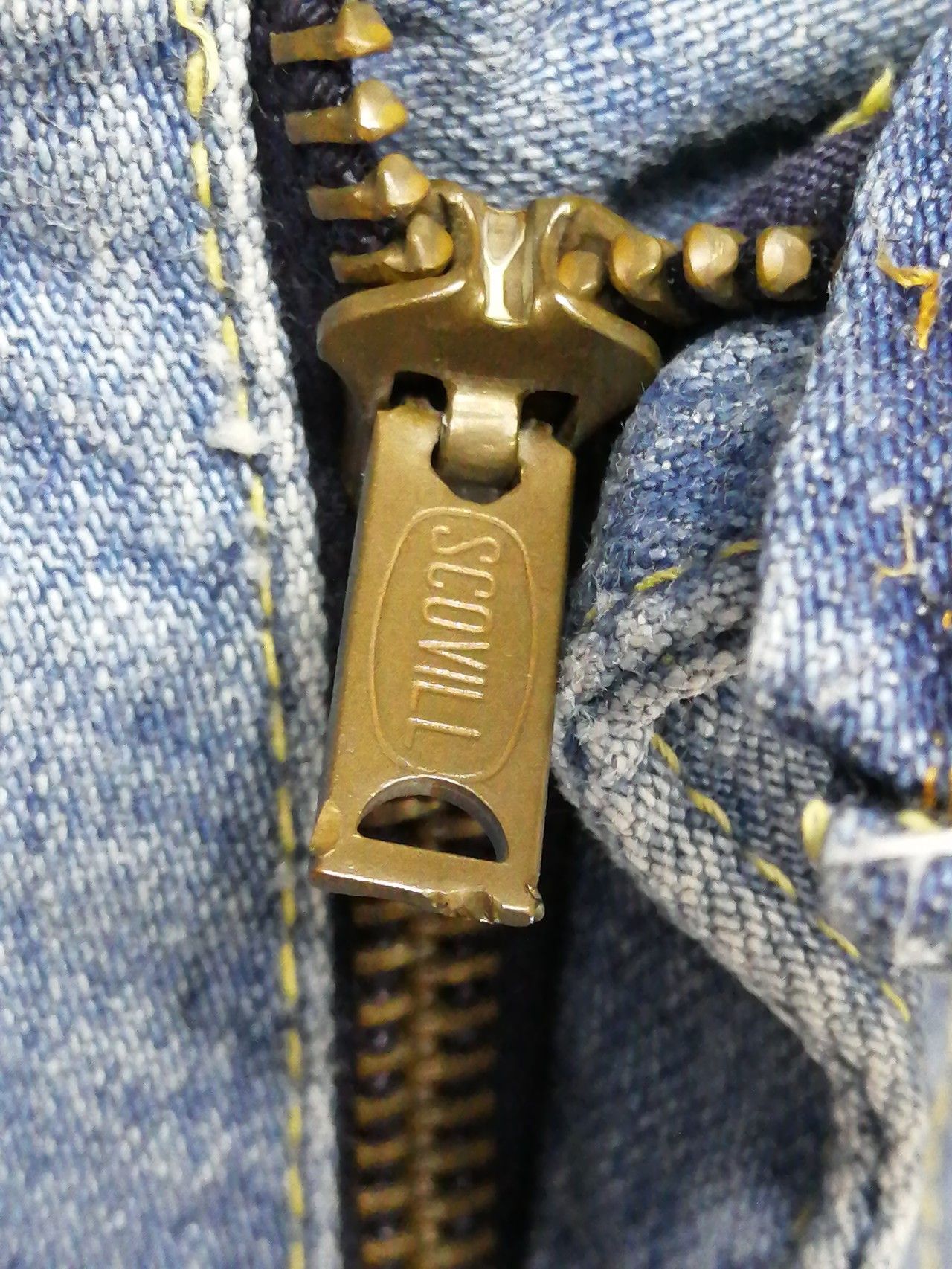 Japanese Brand FIRE! Vtg Custom BOBSON High Waisted Patchwork Denim Size US 27 - 18 Thumbnail
