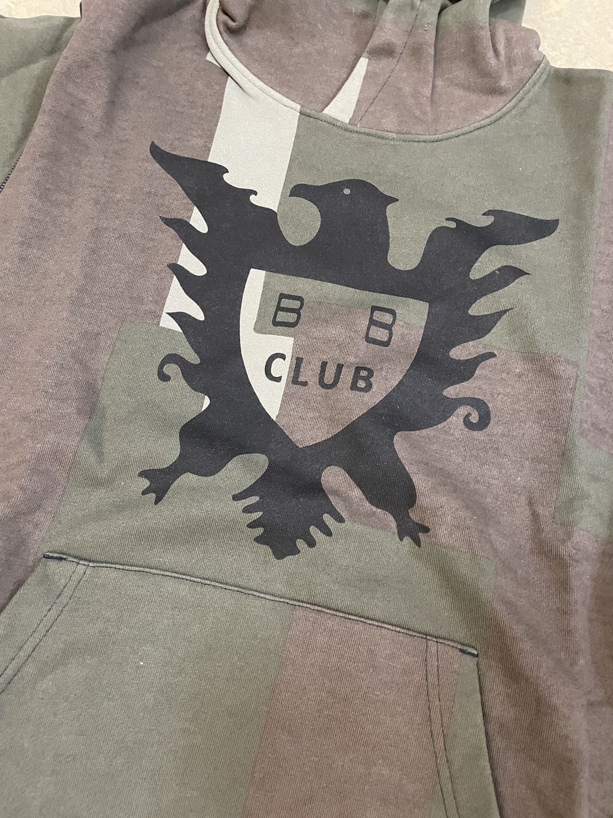 Billionaire Boys Club UNWORN* BBC overdyed patchwork popover hoodie Size US L / EU 52-54 / 3 - 4 Thumbnail