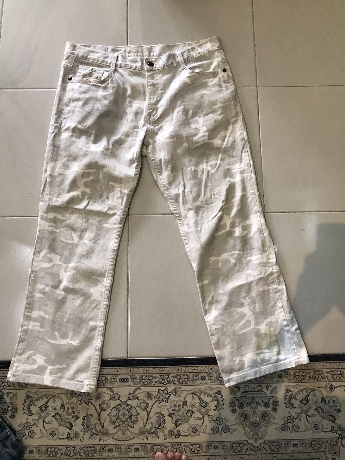 Japanese Brand logo chome heart at pocket pant made in korea Size US 38 / EU 54 - 5 Thumbnail
