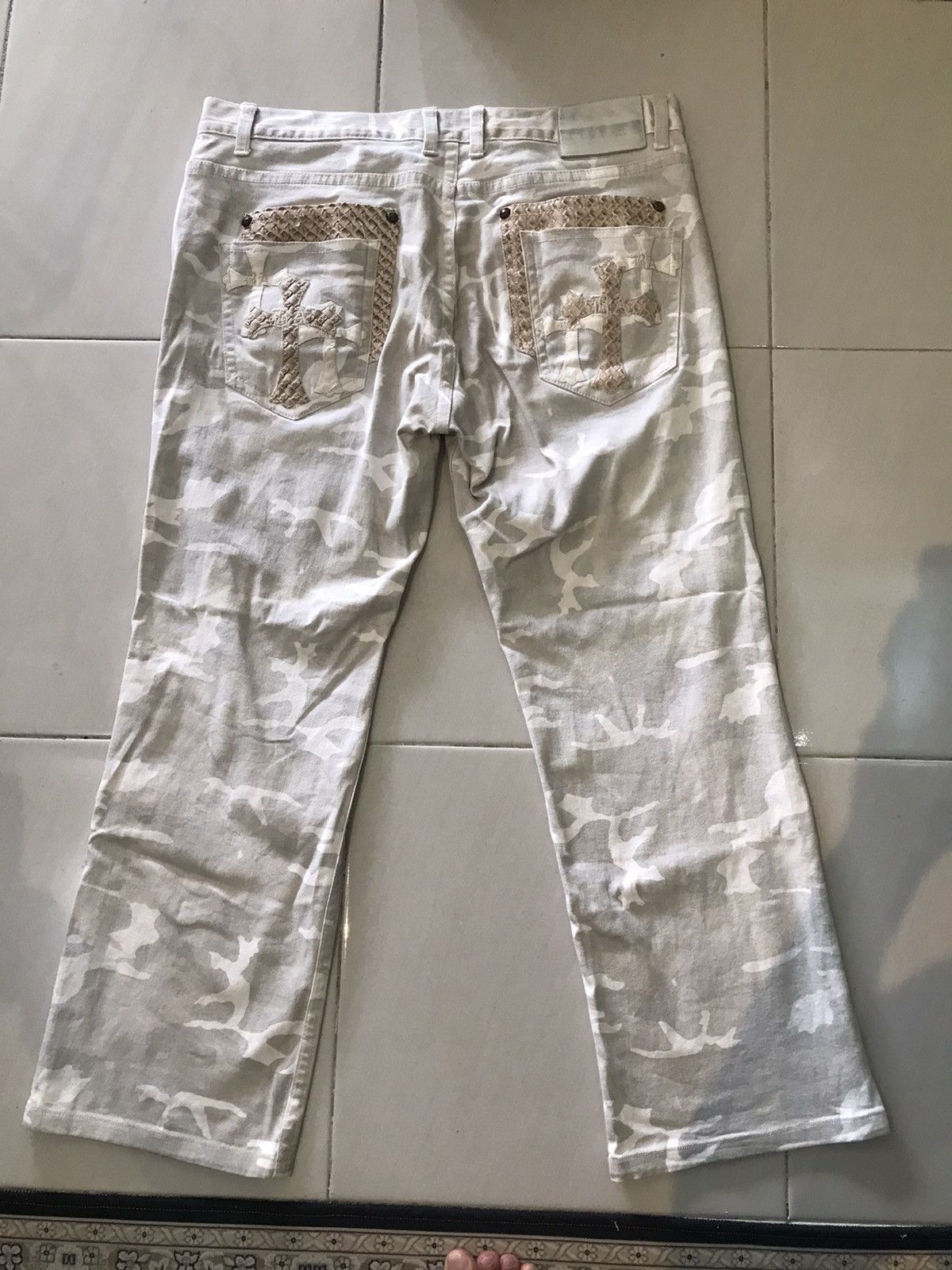 Japanese Brand logo chome heart at pocket pant made in korea Size US 38 / EU 54 - 3 Thumbnail