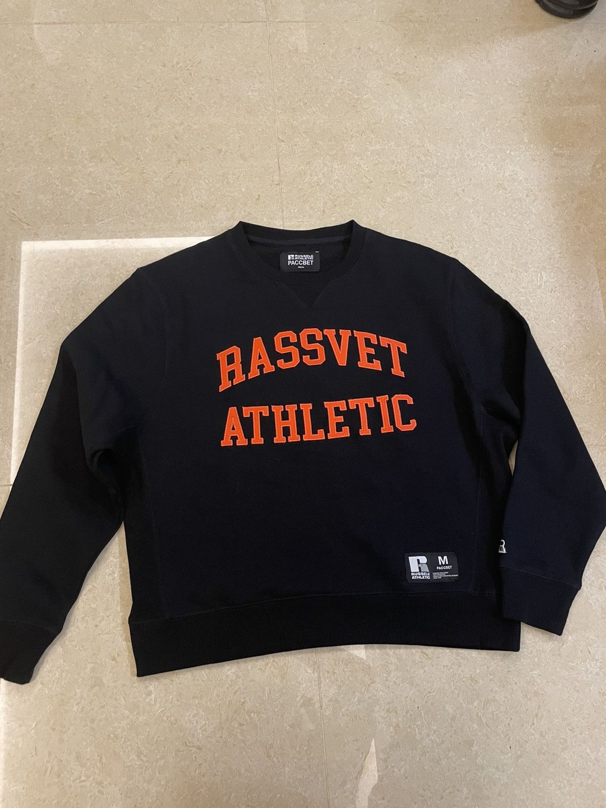 PACCBET Russell x paccbet crewneck M Size US M / EU 48-50 / 2 - 1 Thumbnail