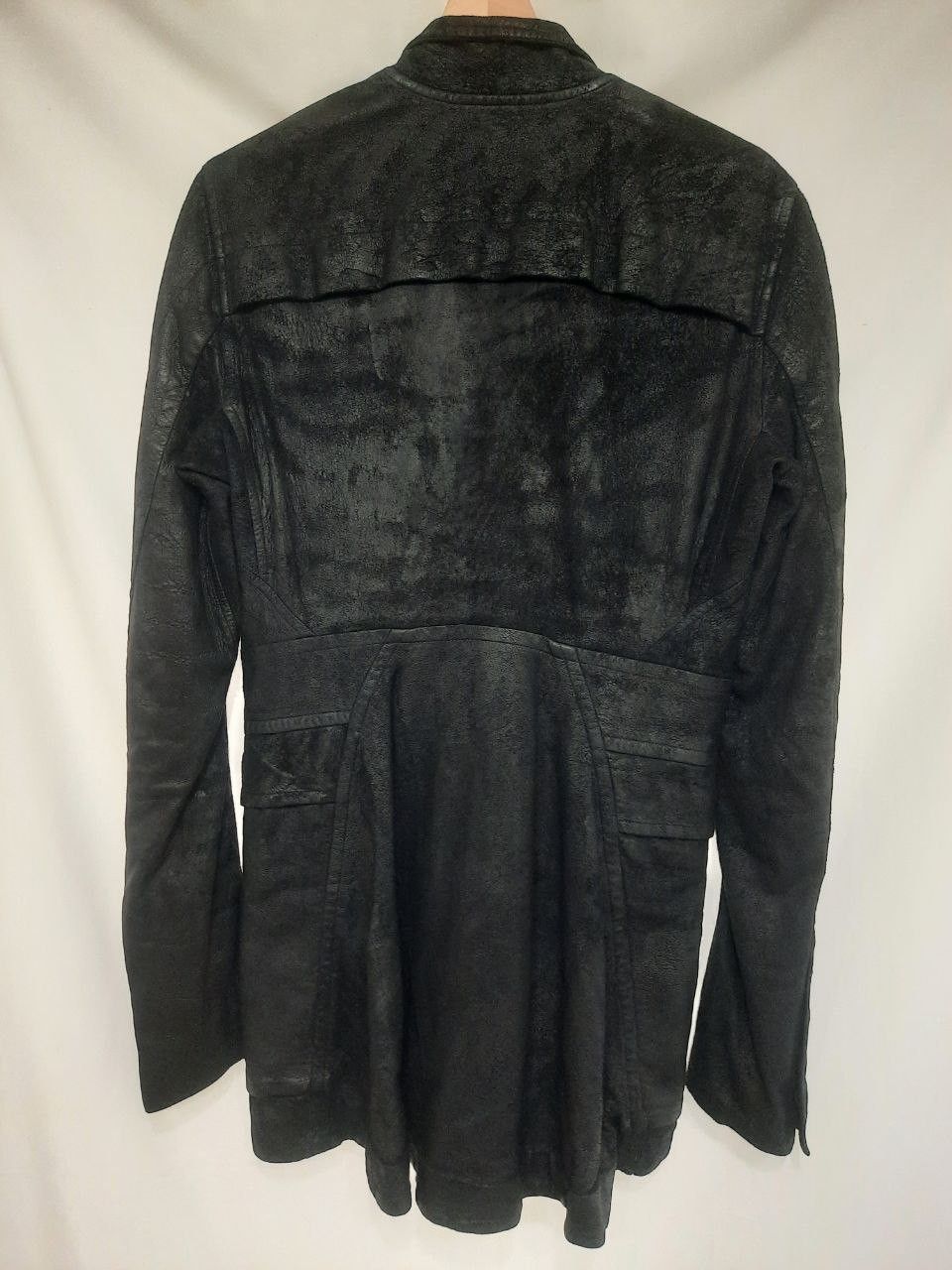 Rick Owens SS11 Anthem Runway Blistered Leather Safari Jacket Size US S / EU 44-46 / 1 - 2 Thumbnail