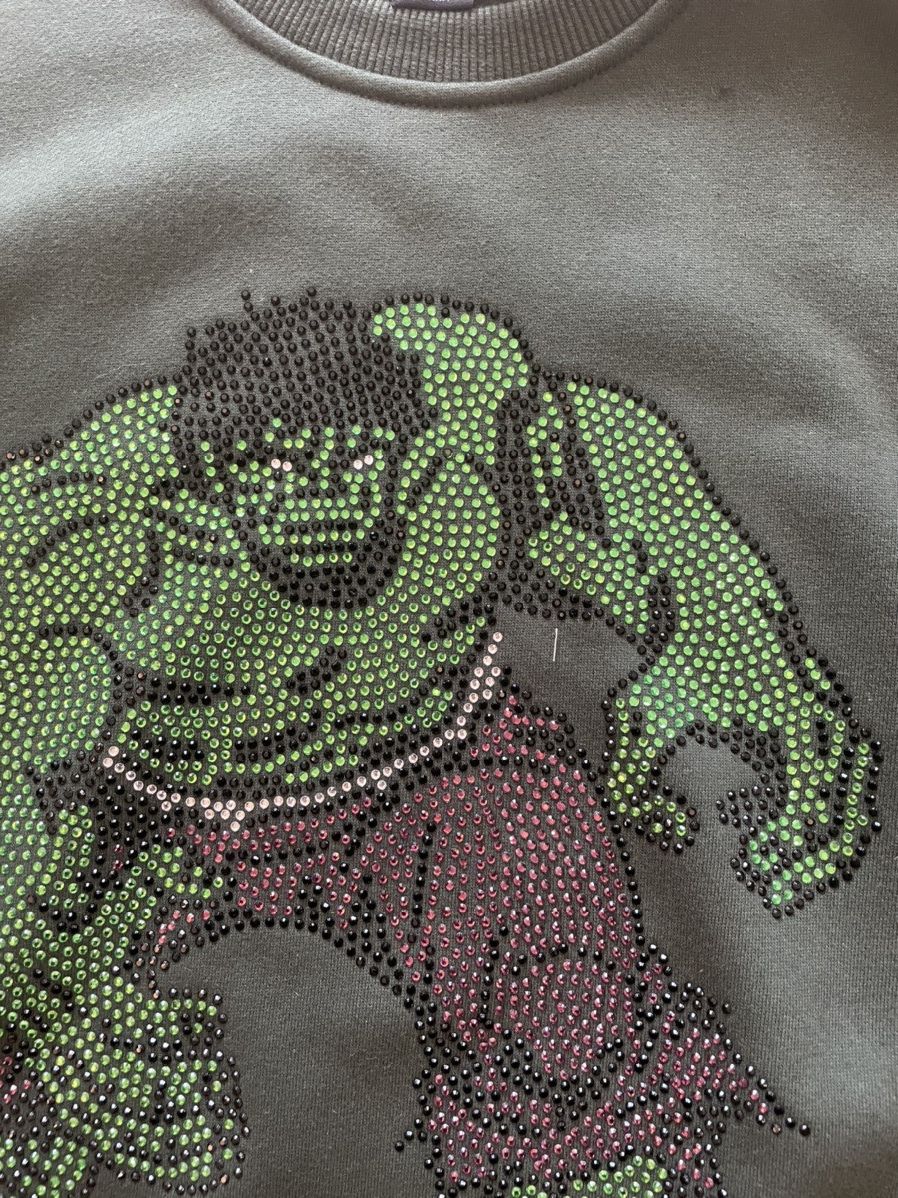 AKOO UNWORN* Akoo marvel hulk crystal sweatshirt L Size US L / EU 52-54 / 3 - 3 Thumbnail
