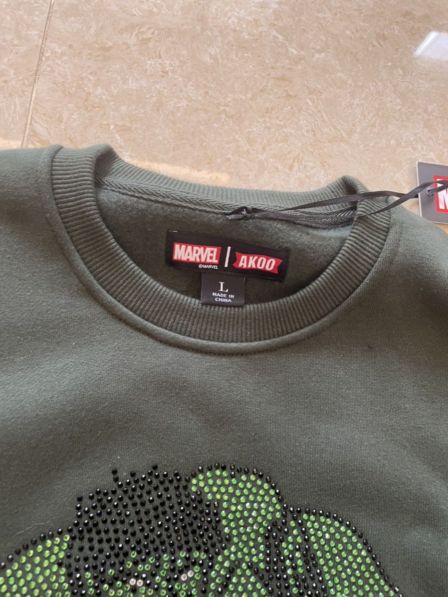AKOO UNWORN* Akoo marvel hulk crystal sweatshirt L Size US L / EU 52-54 / 3 - 4 Thumbnail