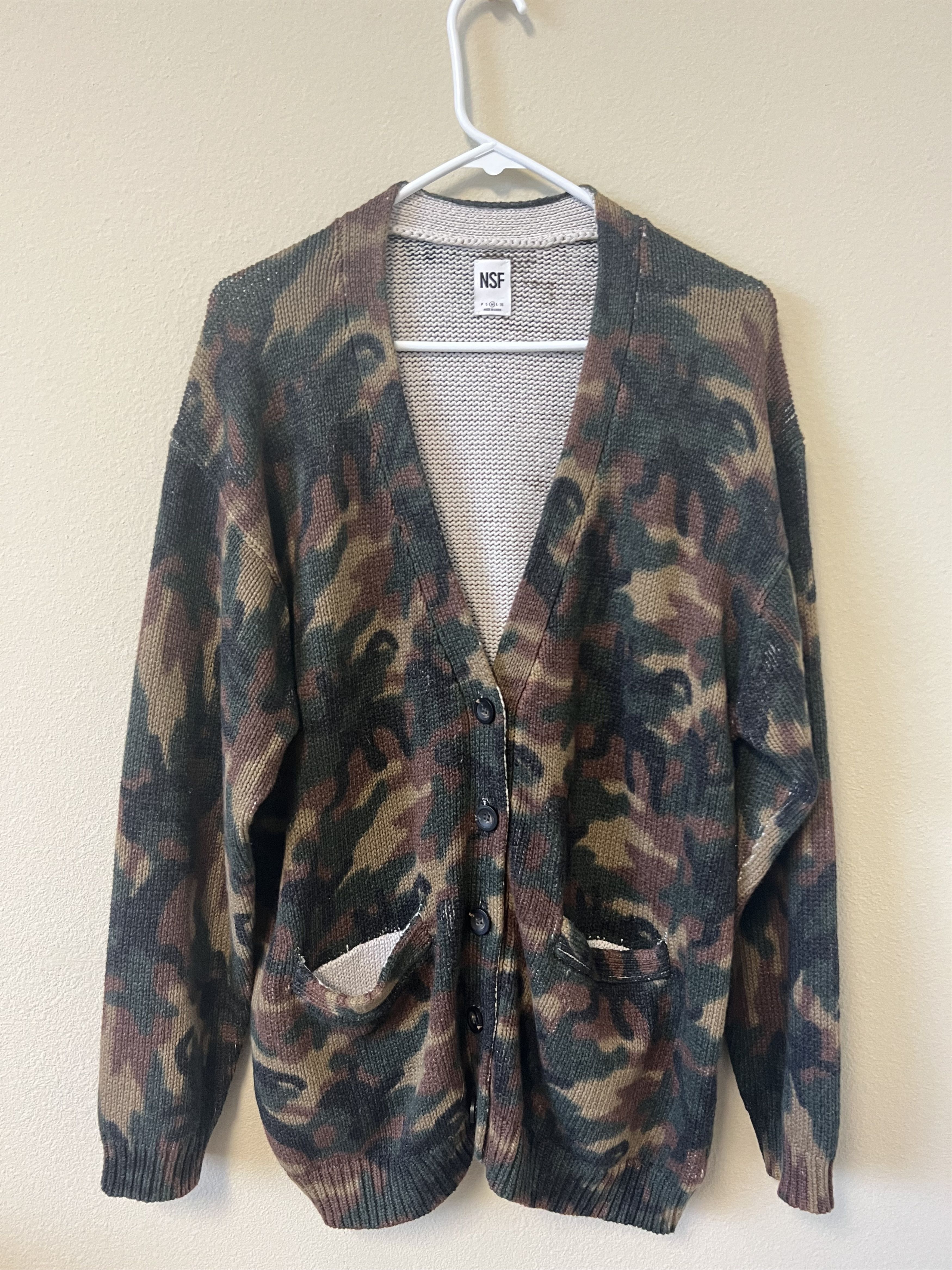 Camouflage Cardigan