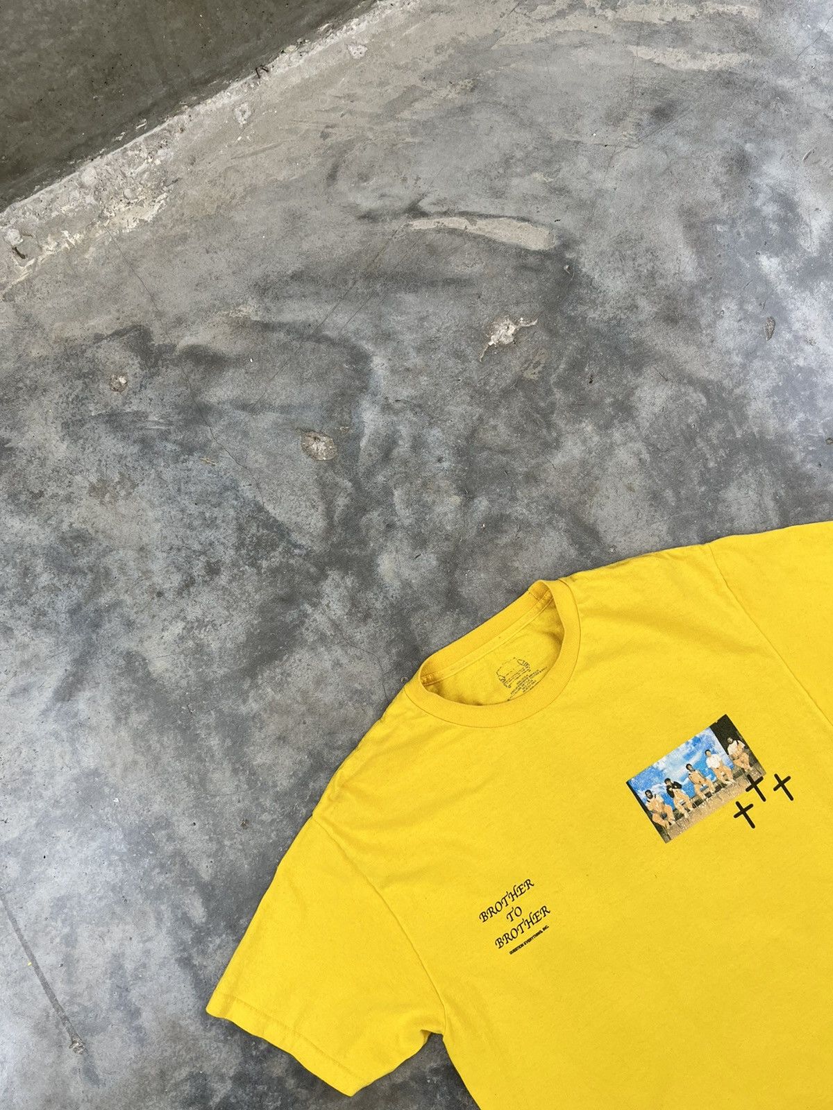 Brockhampton Brockhampton BH Brother To Brother Yellow Logo Tee Large Size US L / EU 52-54 / 3 - 4 Thumbnail