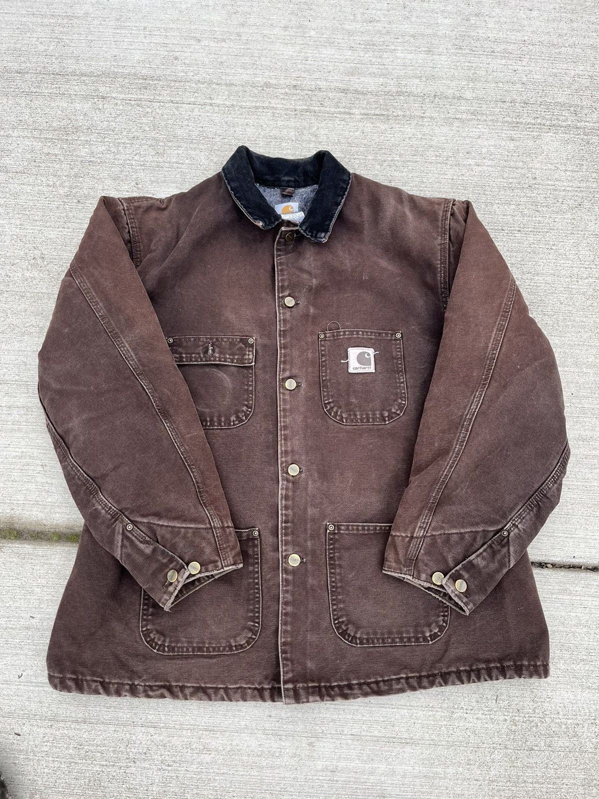 Vintage Brown Carhartt Chore Coat Jacket