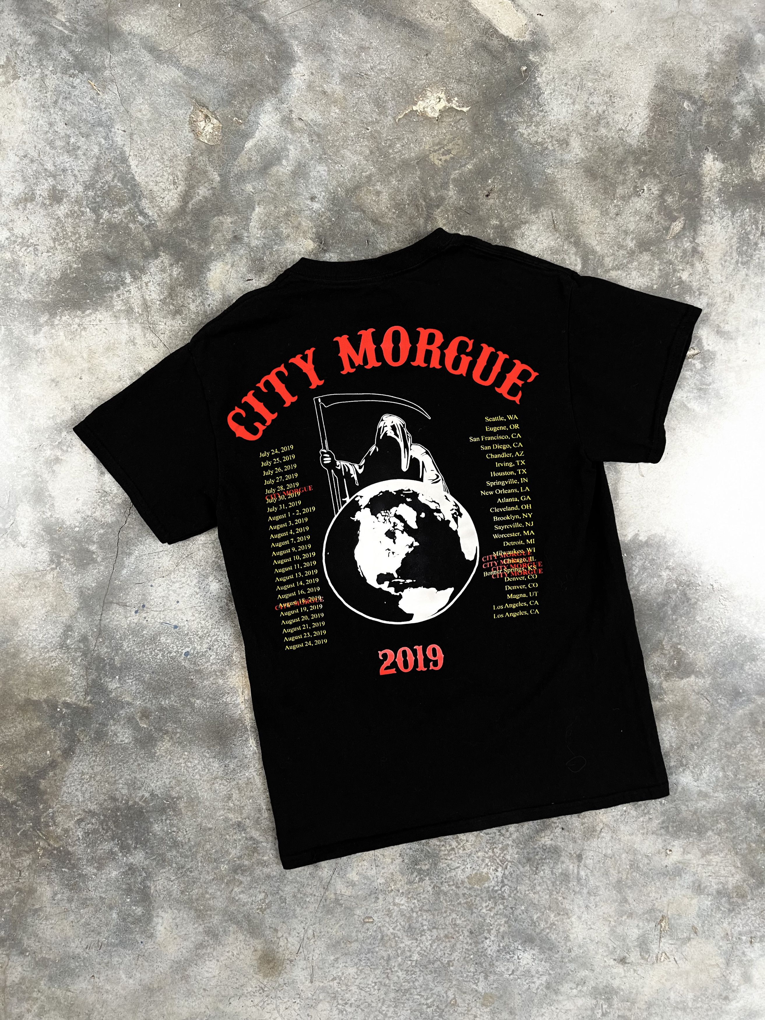 Vintage 2019 City Morgue US Tour Dog Logo Tee Black Small 🧊❄️🥣 Size US S / EU 44-46 / 1 - 3 Thumbnail