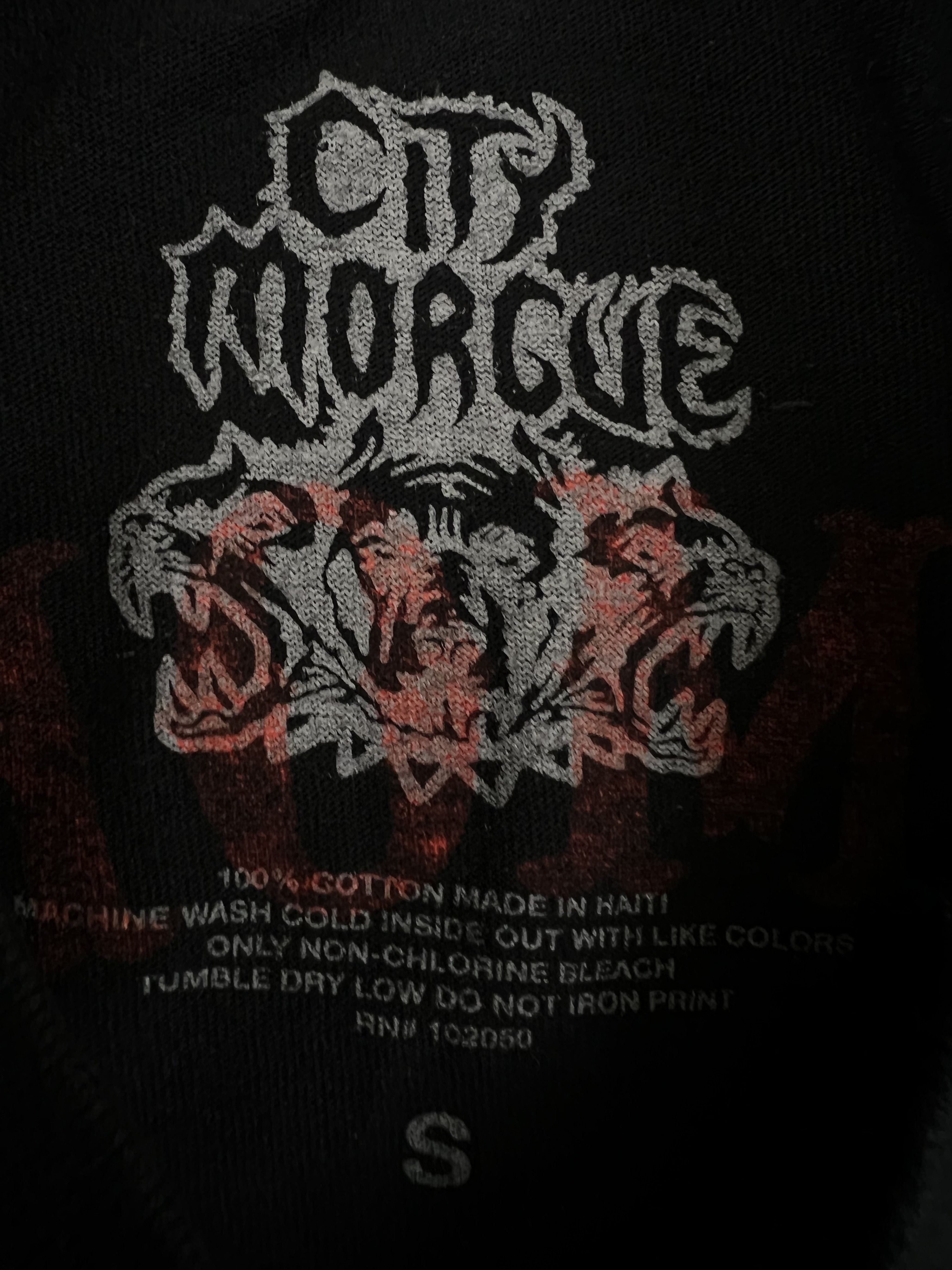 Vintage 2019 City Morgue US Tour Dog Logo Tee Black Small 🧊❄️🥣 Size US S / EU 44-46 / 1 - 2 Thumbnail