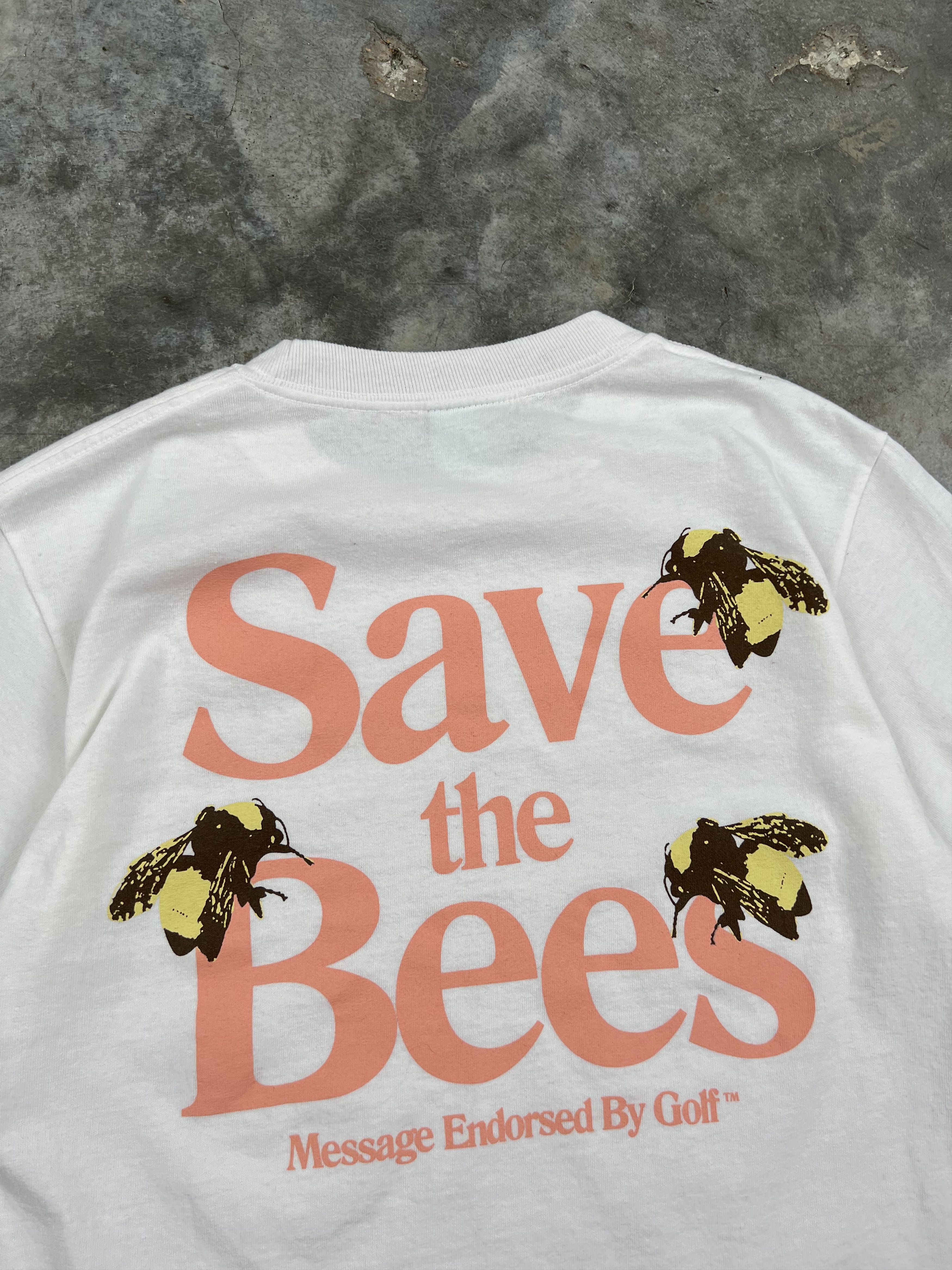 Golf Wang Golf Wang Save The Bees Logo Tee White Small Size US S / EU 44-46 / 1 - 2 Thumbnail