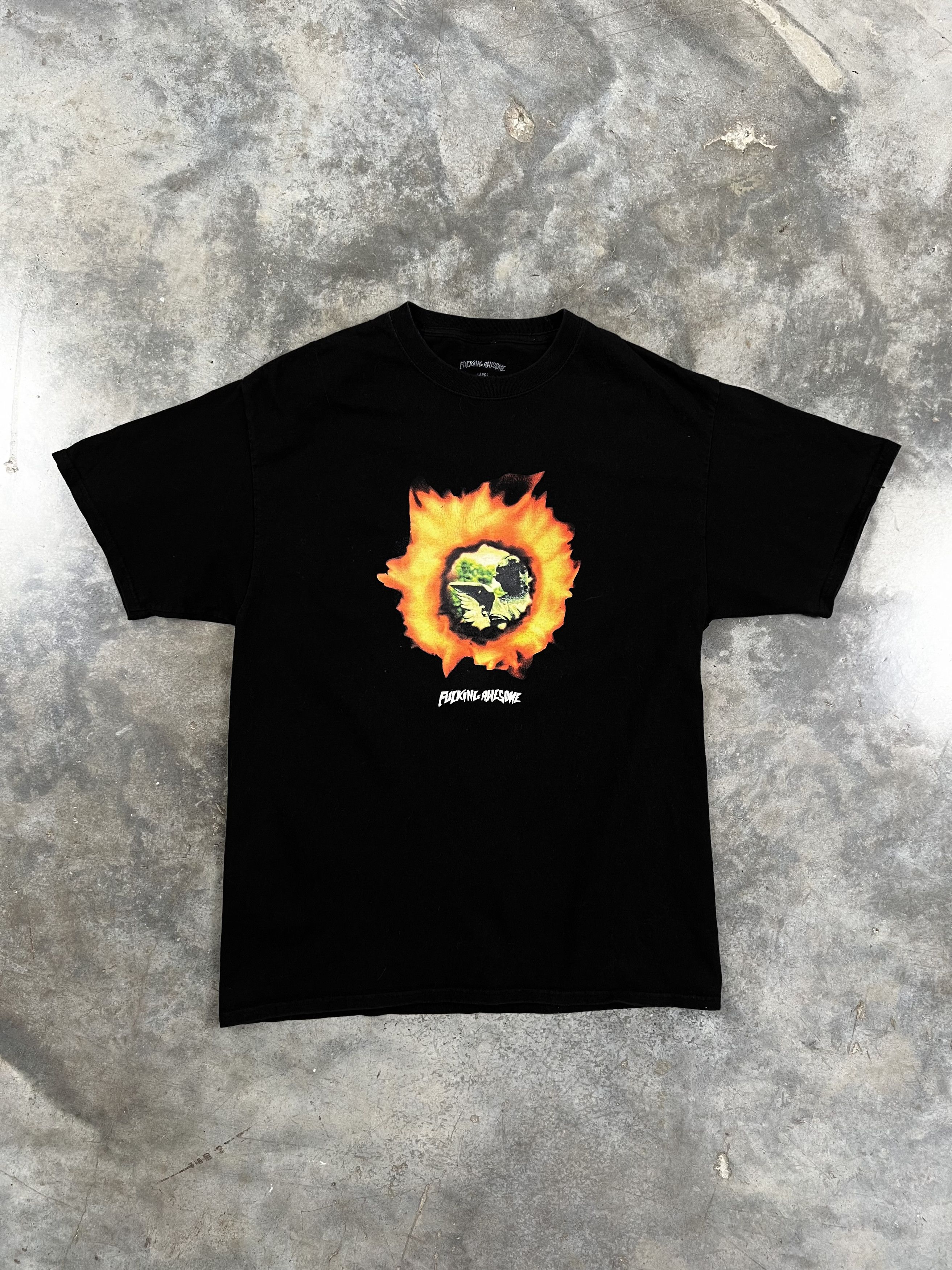 Fucking Awesome Cherub Fart Tee BLACK