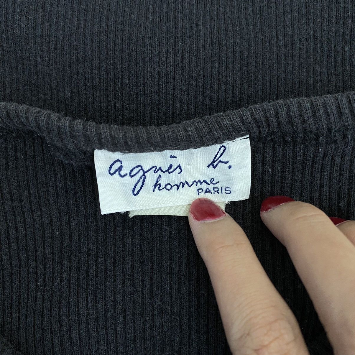 agnes b. AGNES B PARIS French Designer Brand Vneck Curdory Style Long Size M / US 6-8 / IT 42-44 - 4 Thumbnail