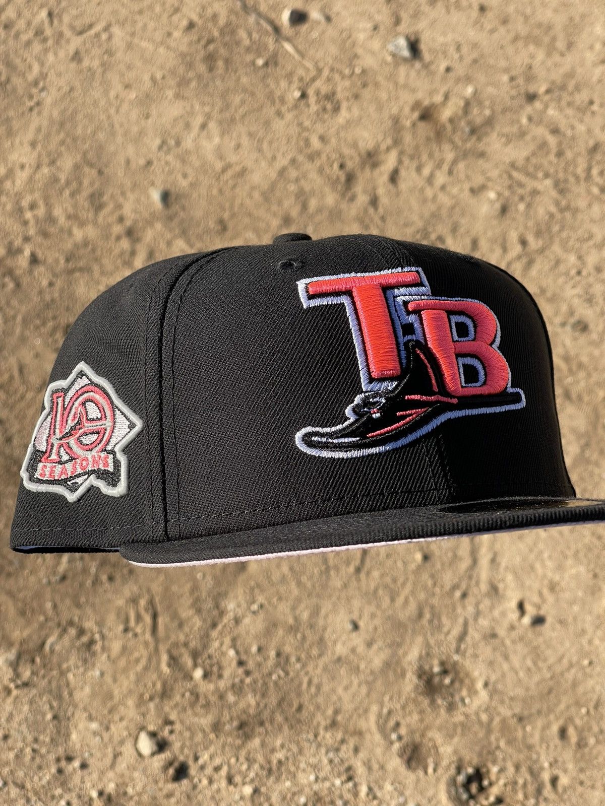 Hat Club × MLB × New Era 7 3/4 ExclusiveFitted Tampa Bay Rays 10th Season Pink UV Size ONE SIZE - 1 Thumbnail