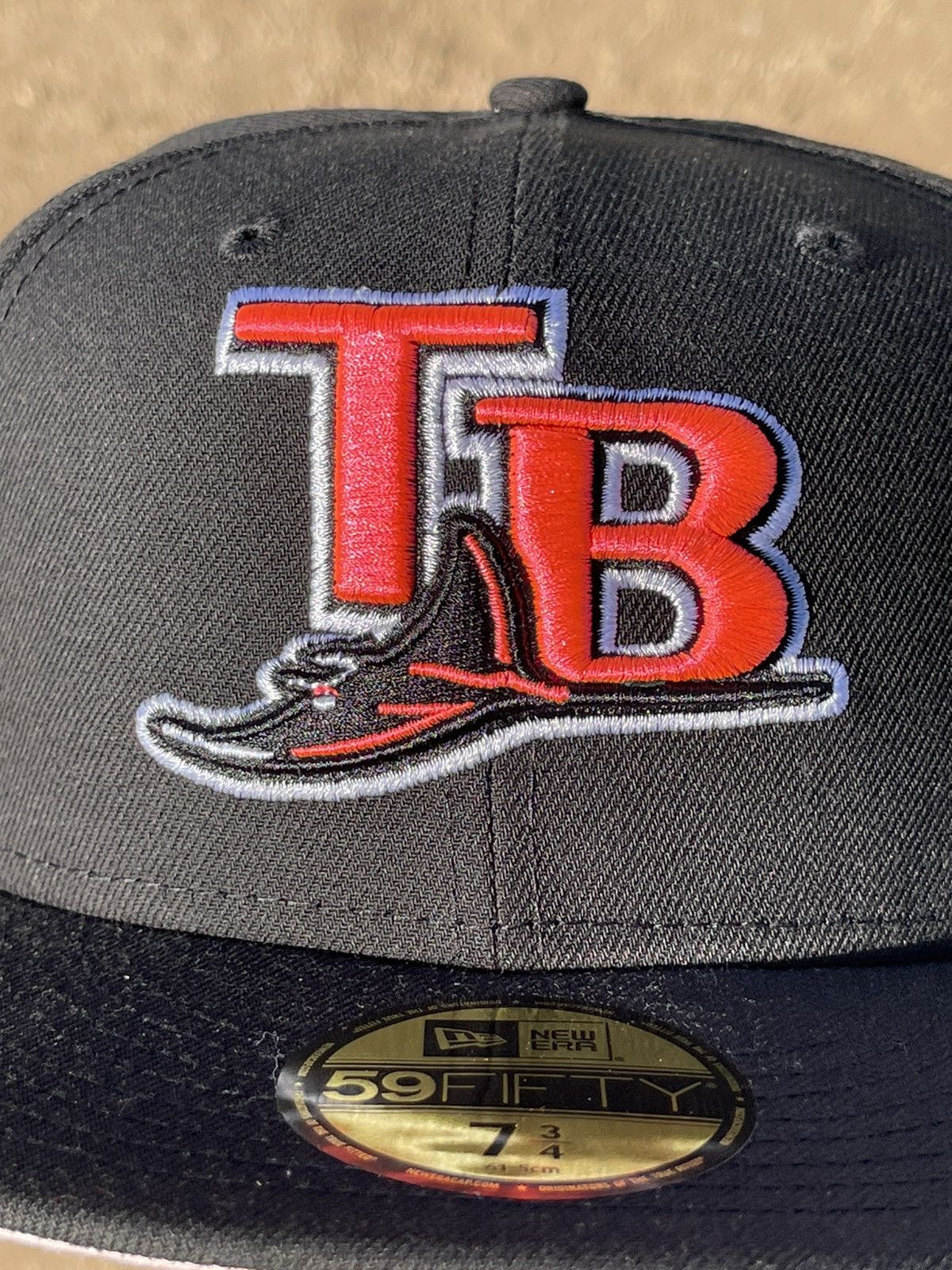 Hat Club × MLB × New Era 7 3/4 ExclusiveFitted Tampa Bay Rays 10th Season Pink UV Size ONE SIZE - 3 Thumbnail
