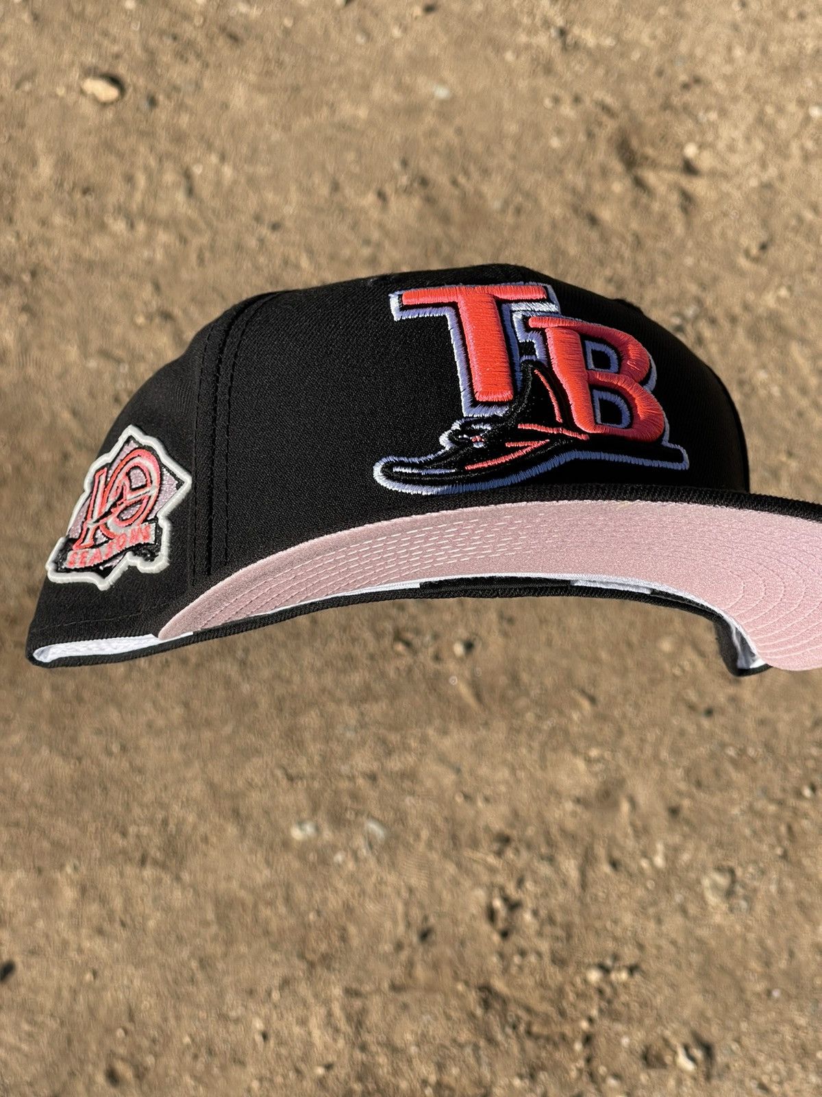 Hat Club × MLB × New Era 7 3/4 ExclusiveFitted Tampa Bay Rays 10th Season Pink UV Size ONE SIZE - 2 Thumbnail